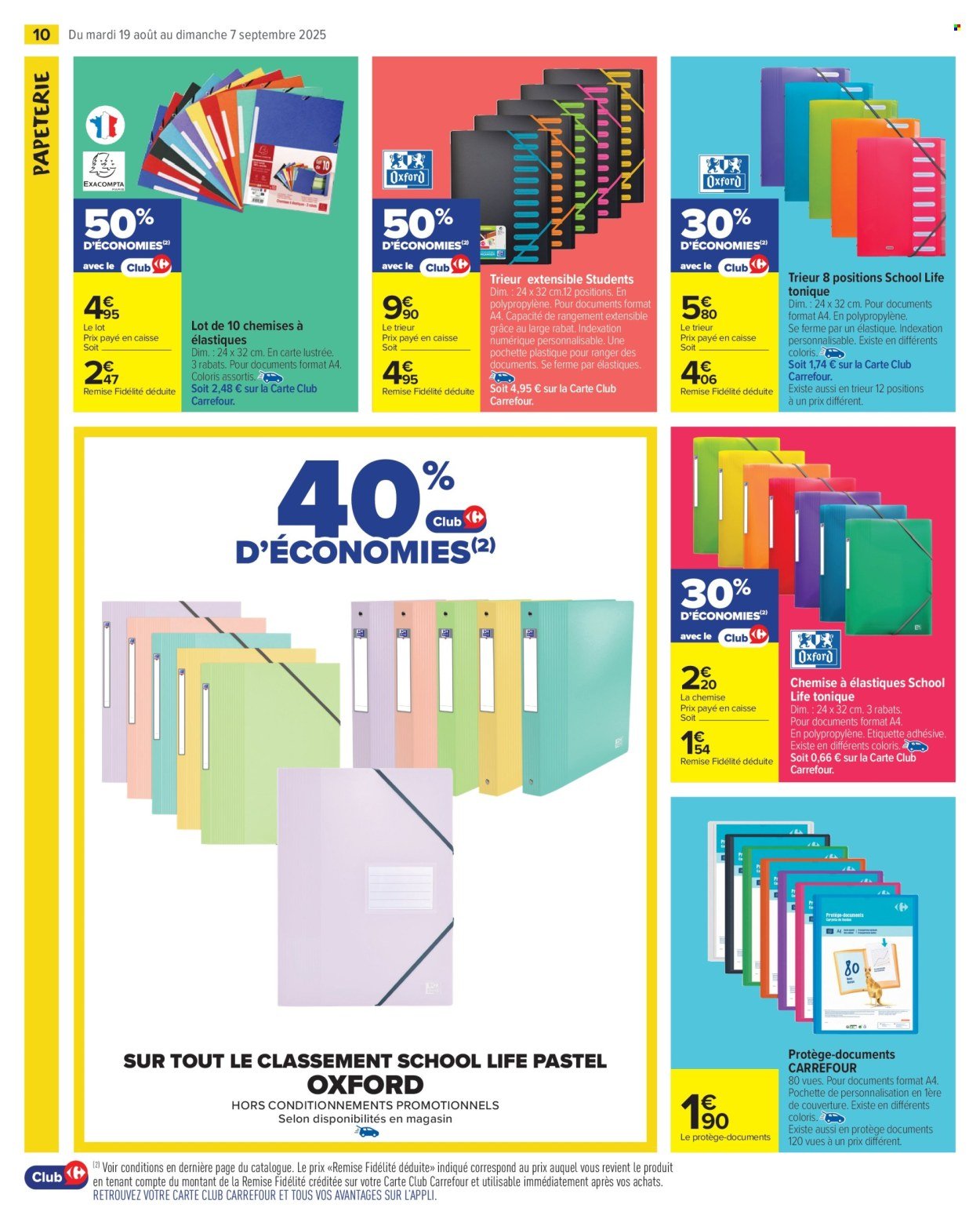 Catalogue CARREFOUR MARKET - 80 % D'ÉCONOMIES (2025-08-19 - 2025-09-07)