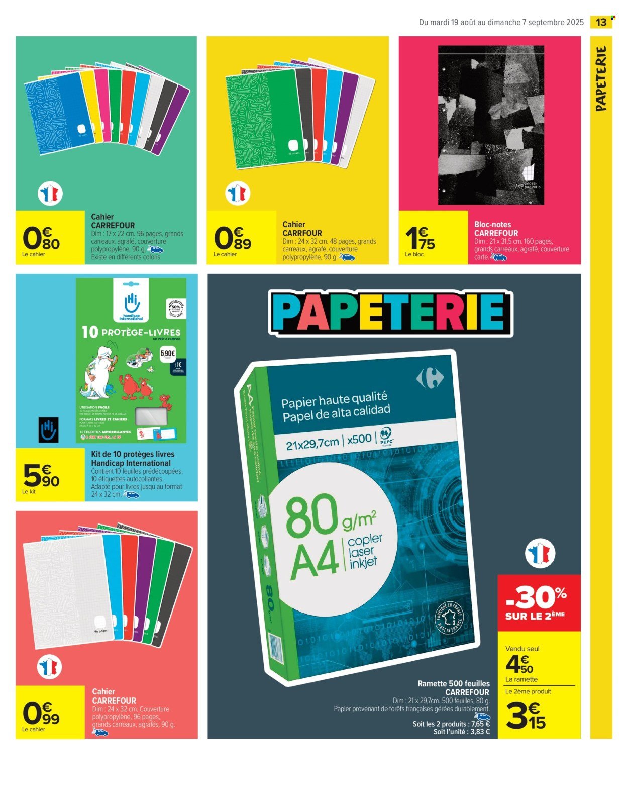 Catalogue CARREFOUR MARKET - 80 % D'ÉCONOMIES (2025-08-19 - 2025-09-07)