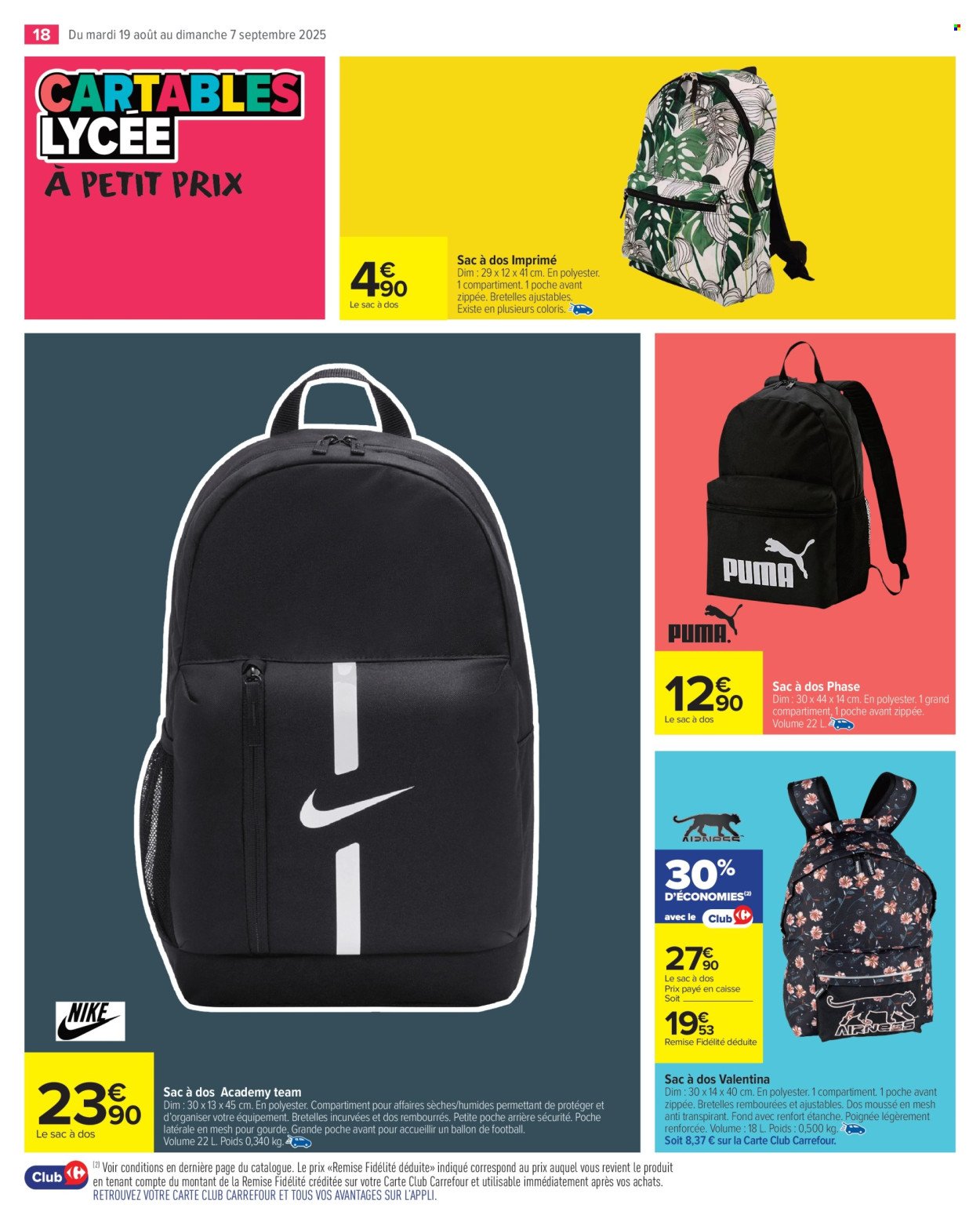 Catalogue CARREFOUR MARKET - 80 % D'ÉCONOMIES (2025-08-19 - 2025-09-07)