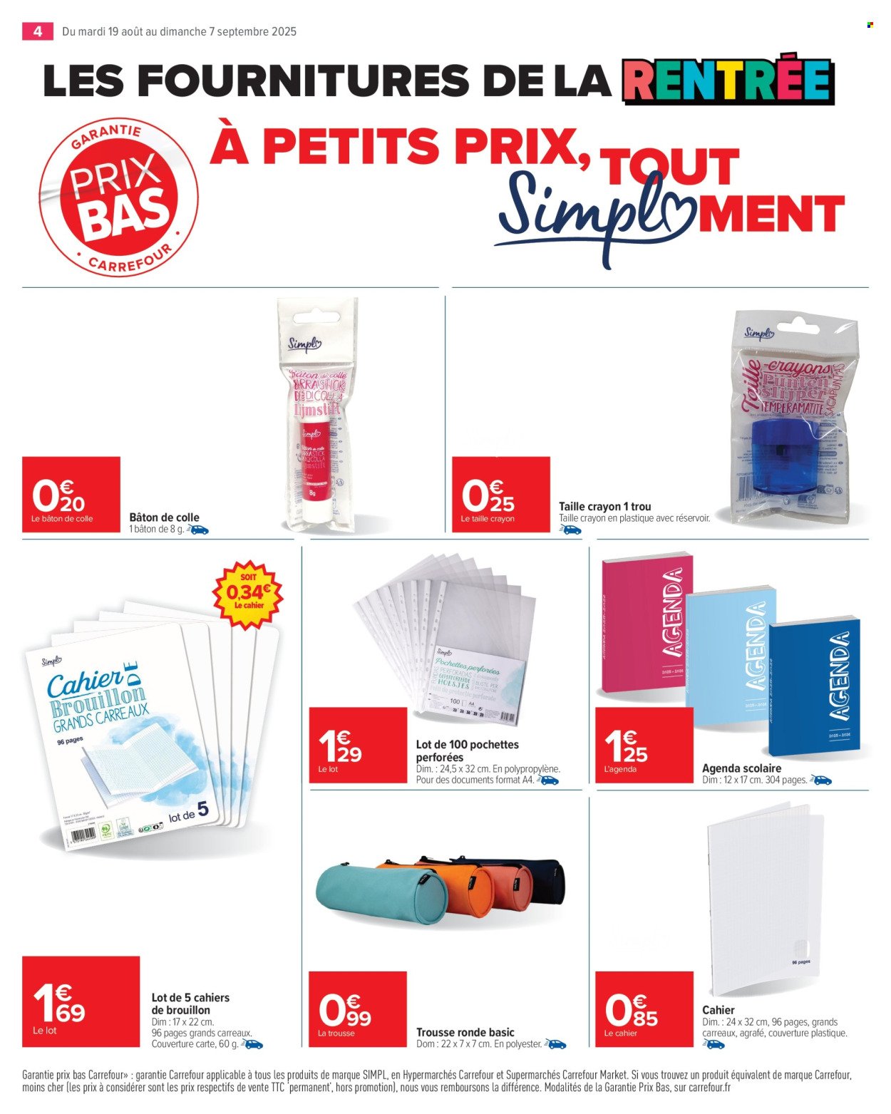 Catalogue CARREFOUR MARKET - 80 % D'ÉCONOMIES (2025-08-19 - 2025-09-07)