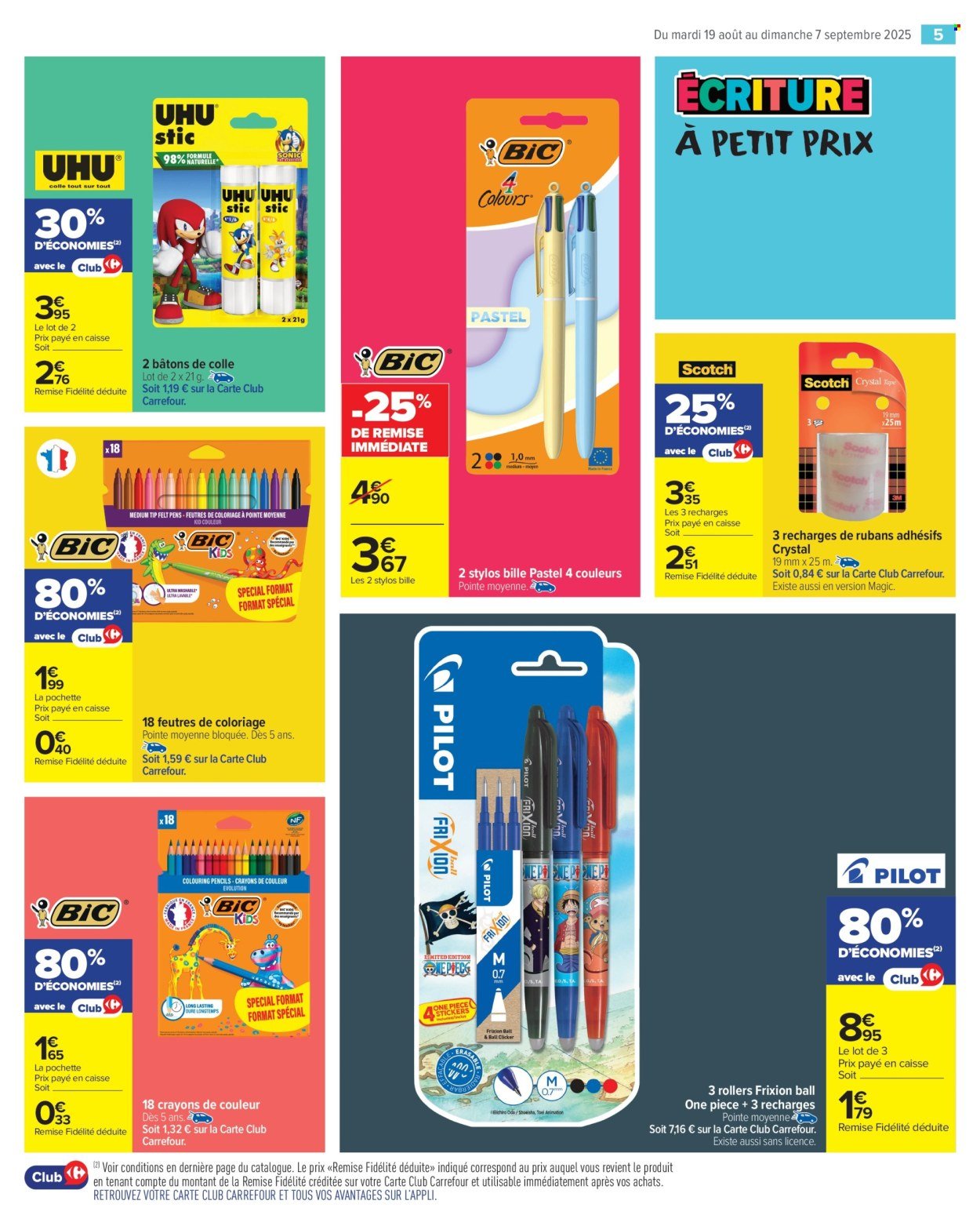 Catalogue CARREFOUR MARKET - 80 % D'ÉCONOMIES (2025-08-19 - 2025-09-07)