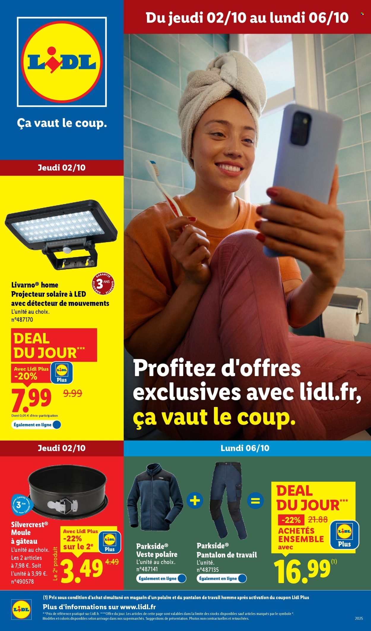Catalogue LIDL - Les bonnes affaires de la semaine (2025-10-02 - 2025-10-06)