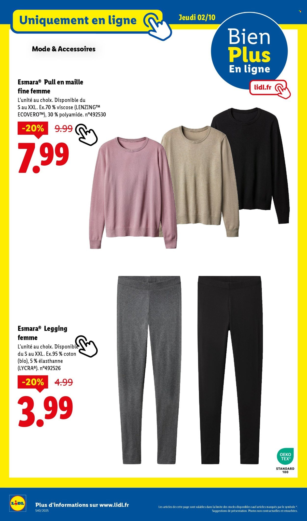 Catalogue LIDL - Les bonnes affaires de la semaine (2025-10-02 - 2025-10-06)