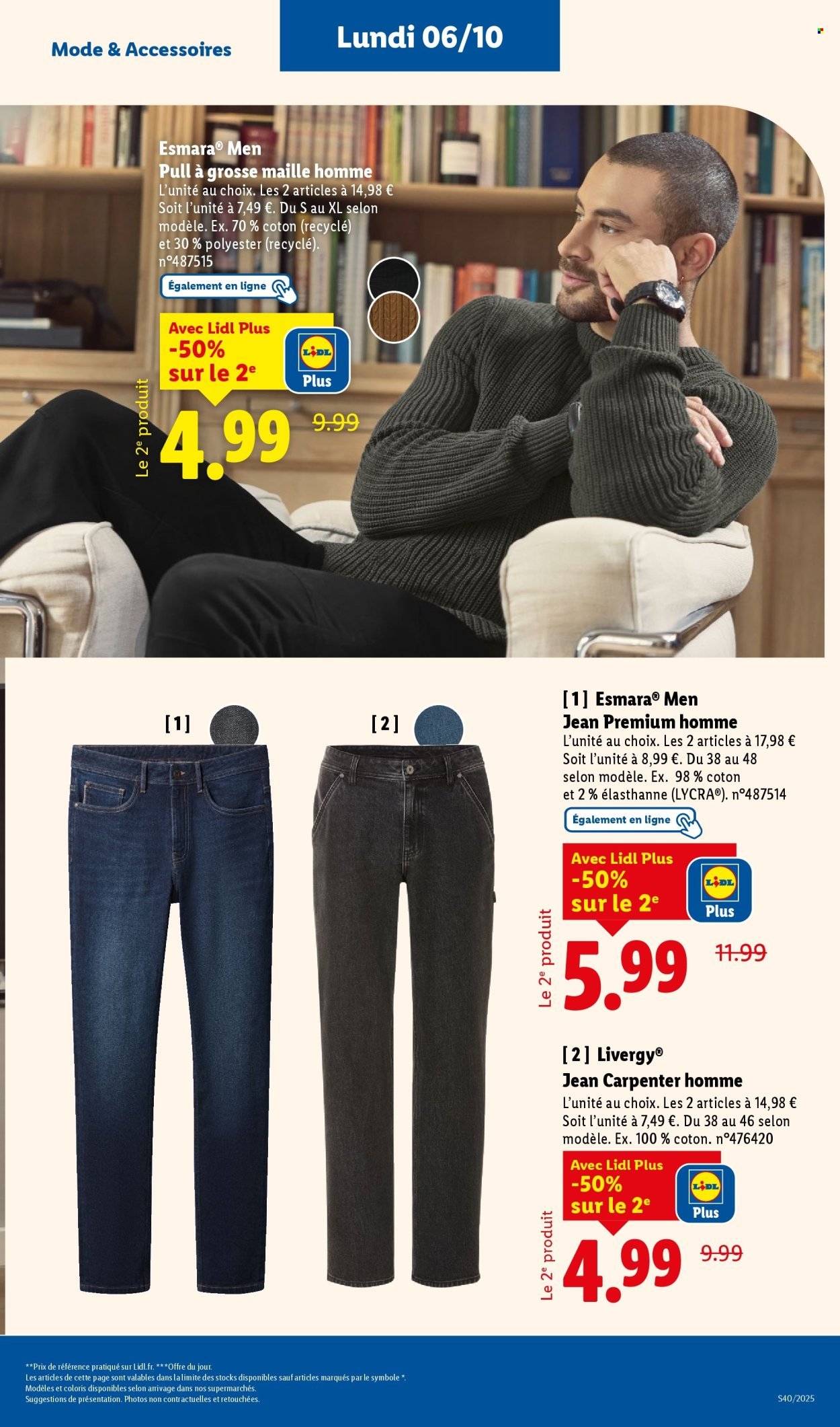 Catalogue LIDL - Les bonnes affaires de la semaine (2025-10-02 - 2025-10-06)