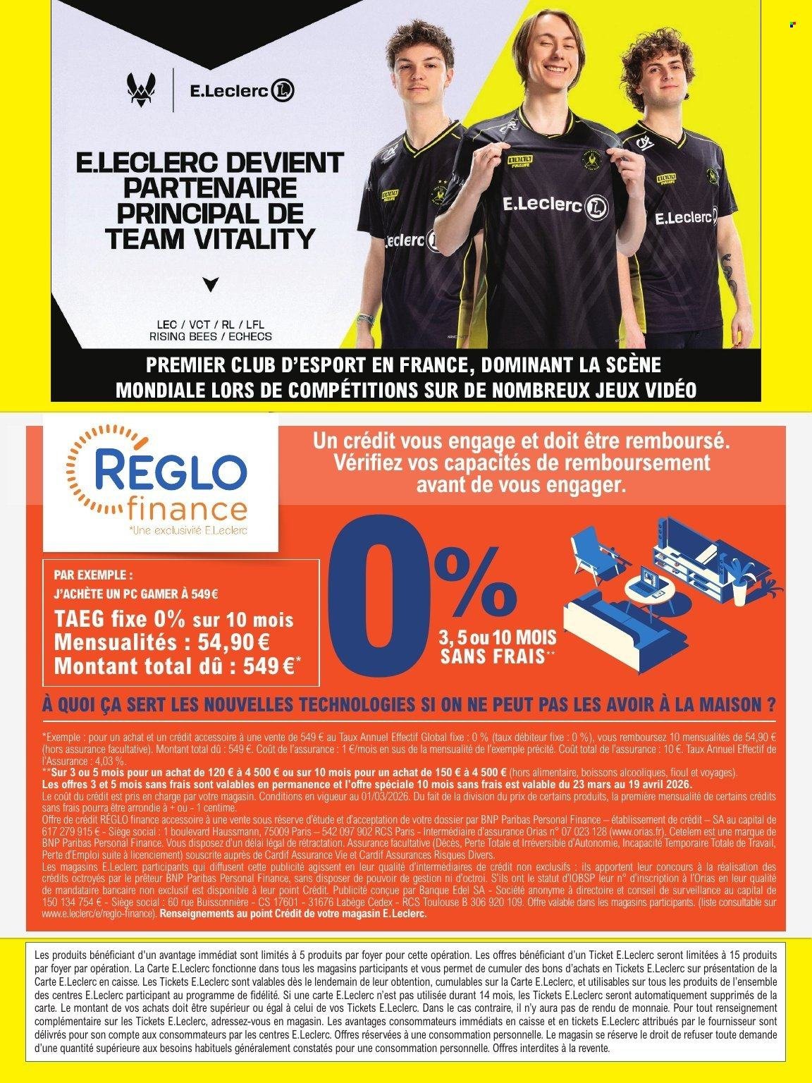 Catalogue E.LECLERC - HIGH-TECH AVRIL