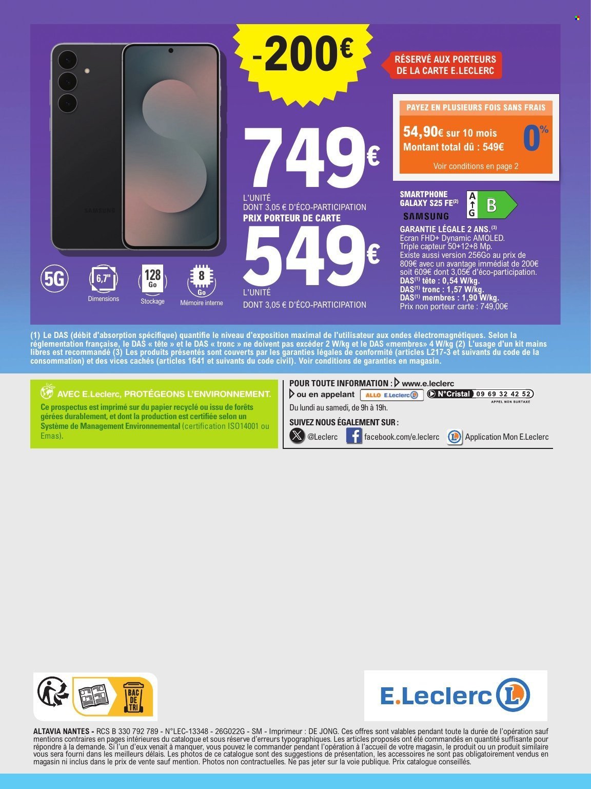 Catalogue E.LECLERC - HIGH-TECH AVRIL