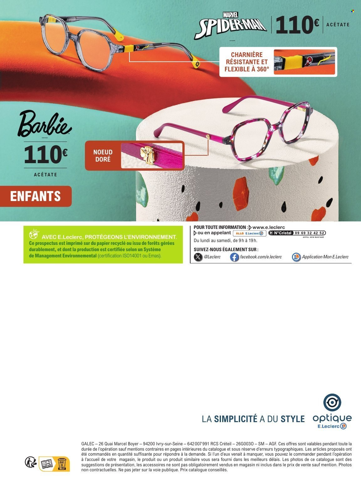 Catalogue E.LECLERC - OPTI'DAYS PRINTEMPS