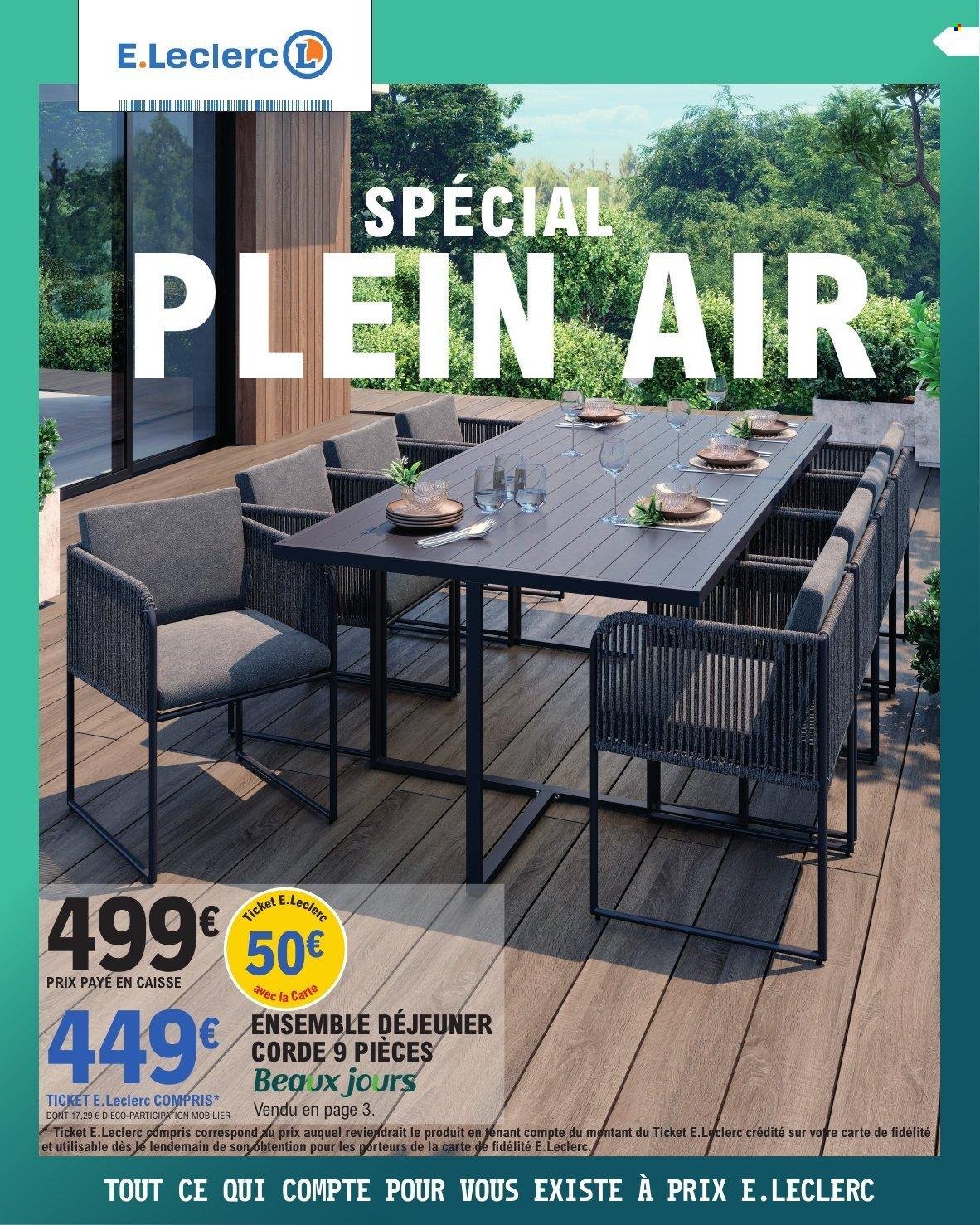 Catalogue E.LECLERC - PLEIN AIR
