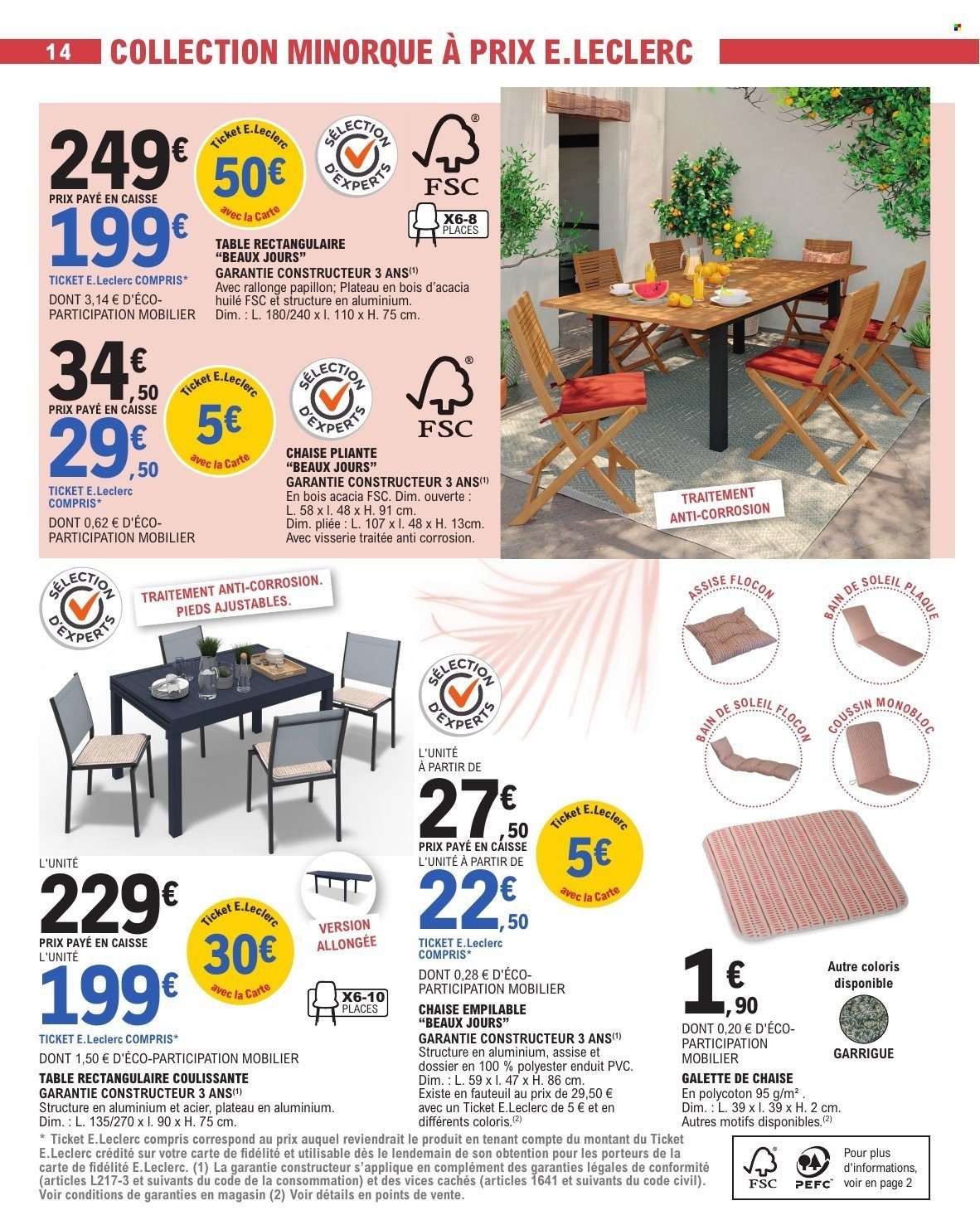 Catalogue E.LECLERC - PLEIN AIR