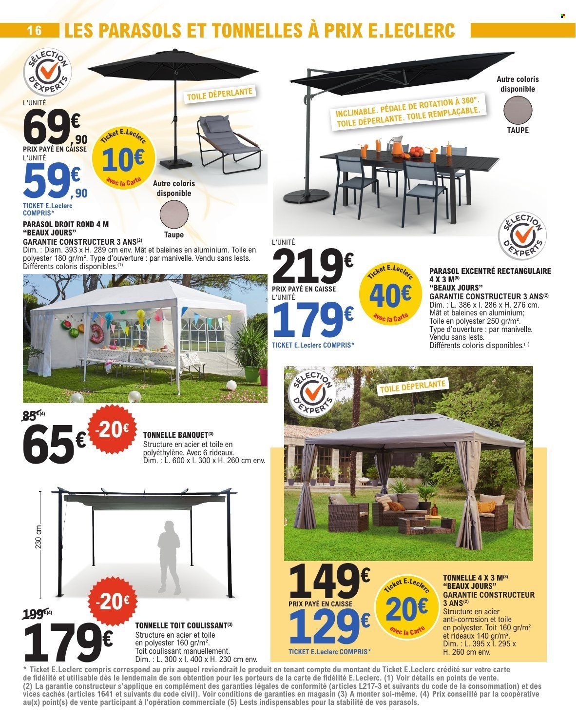 Catalogue E.LECLERC - PLEIN AIR