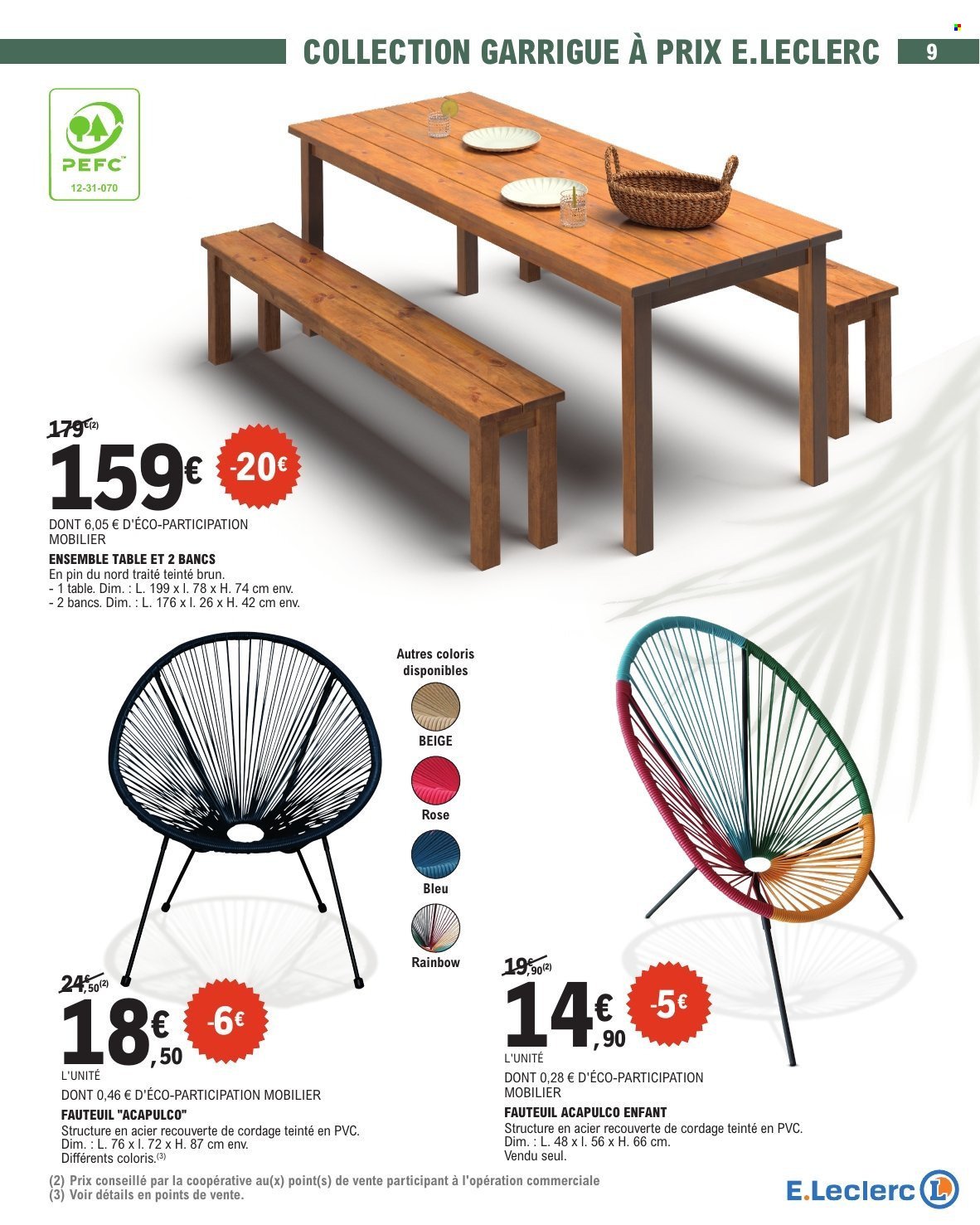 Catalogue E.LECLERC - PLEIN AIR (2026-03-31 - 2026-04-18)