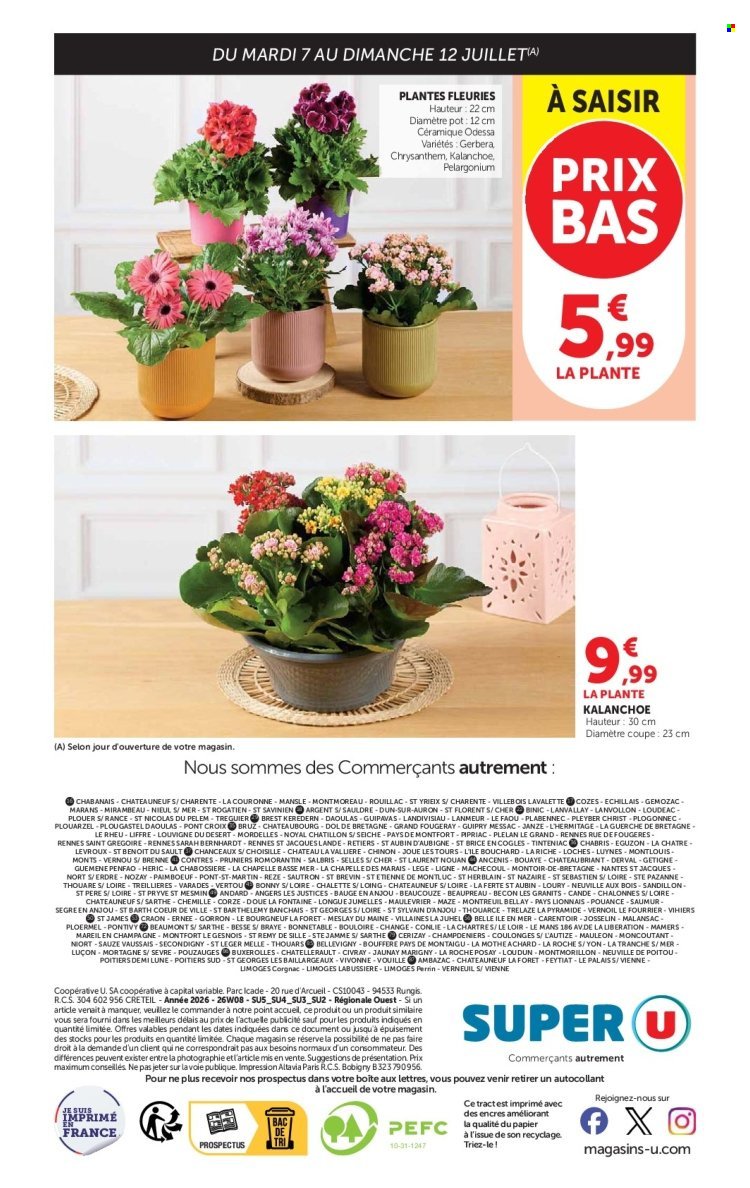 Catalogue SUPER U - Le marché à prix bas
