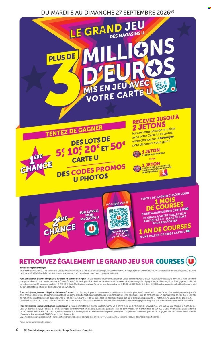 Catalogue U EXPRESS - Anniversaire gagnant des Magasins U