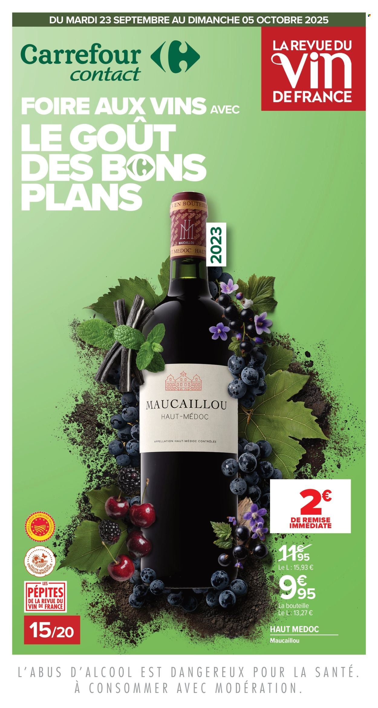 Catalogue CARREFOUR CONTACT - FOIRE AUX VINS AUTOMNE (2025-09-23 - 2025-10-05)