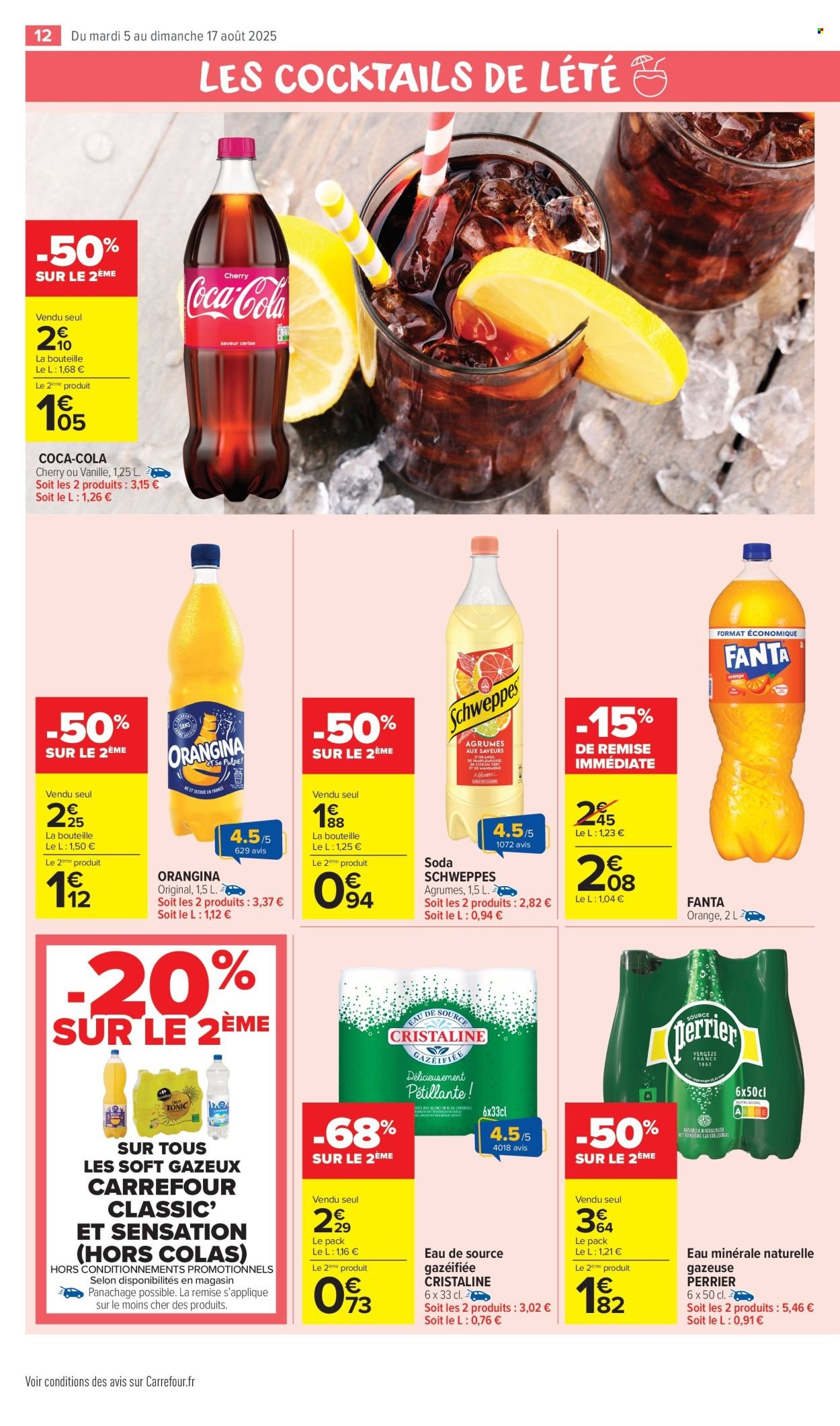 Catalogue CARREFOUR MARKET - LES COCKTAILS DE L'ETE ! (2025-08-05 - 2025-08-17)