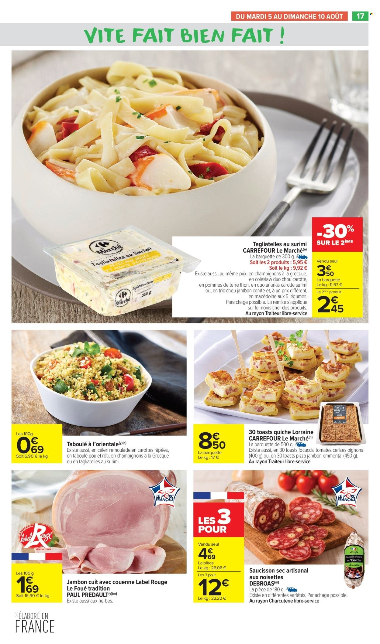 Catalogue CARREFOUR MARKET - LES COCKTAILS DE L'ETE ! (2025-08-05 - 2025-08-17)
