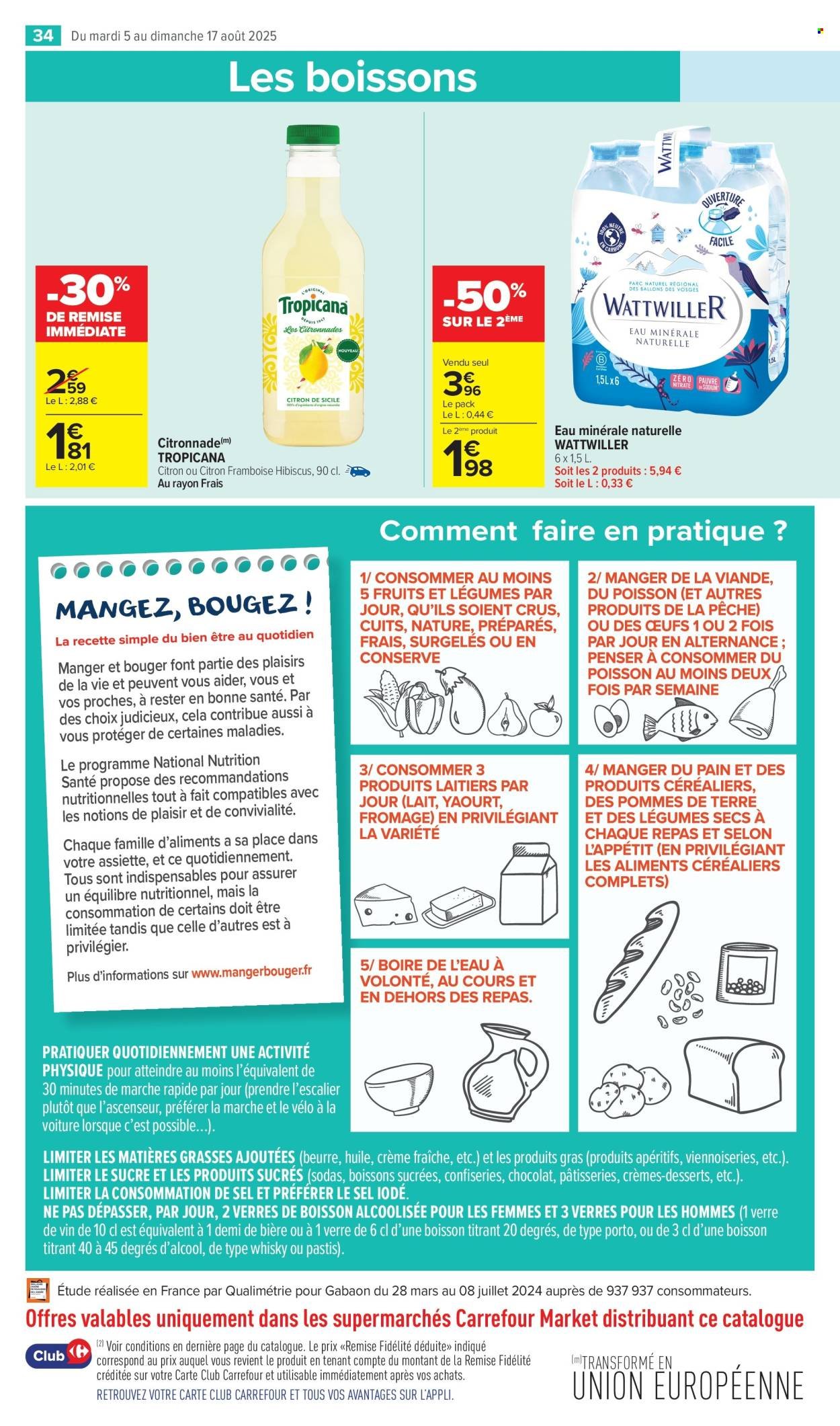 Catalogue CARREFOUR MARKET - LES COCKTAILS DE L'ETE ! (2025-08-05 - 2025-08-17)