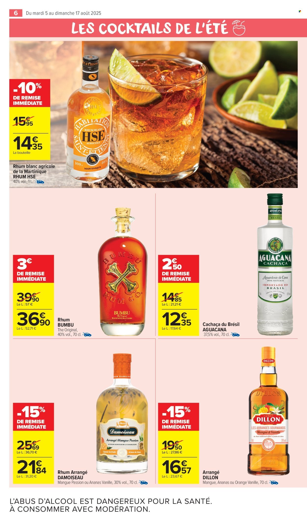 Catalogue CARREFOUR MARKET - LES COCKTAILS DE L'ETE ! (2025-08-05 - 2025-08-17)