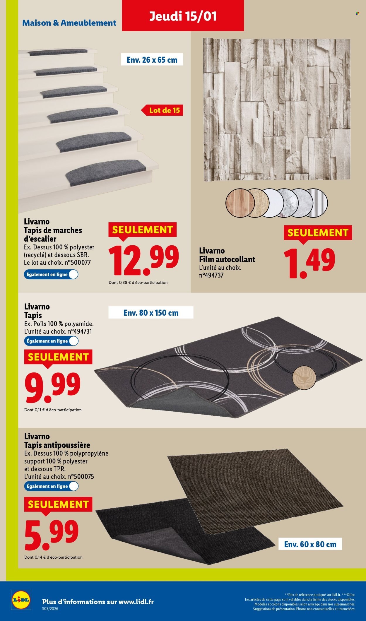 Catalogue LIDL - Soldes Lidl : Jusqu'à -75% ! (2026-01-12 - 2026-01-15)