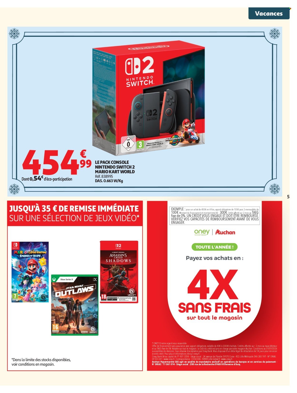 Catalogue AUCHAN - Valises et vacances