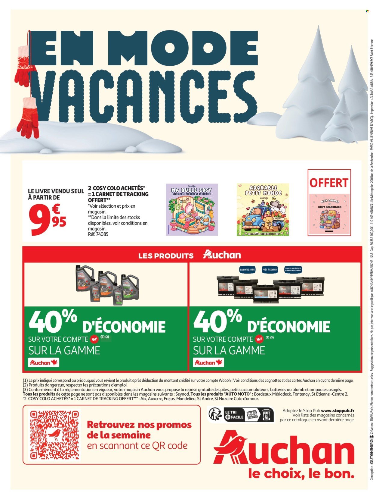 Catalogue AUCHAN - Valises et vacances