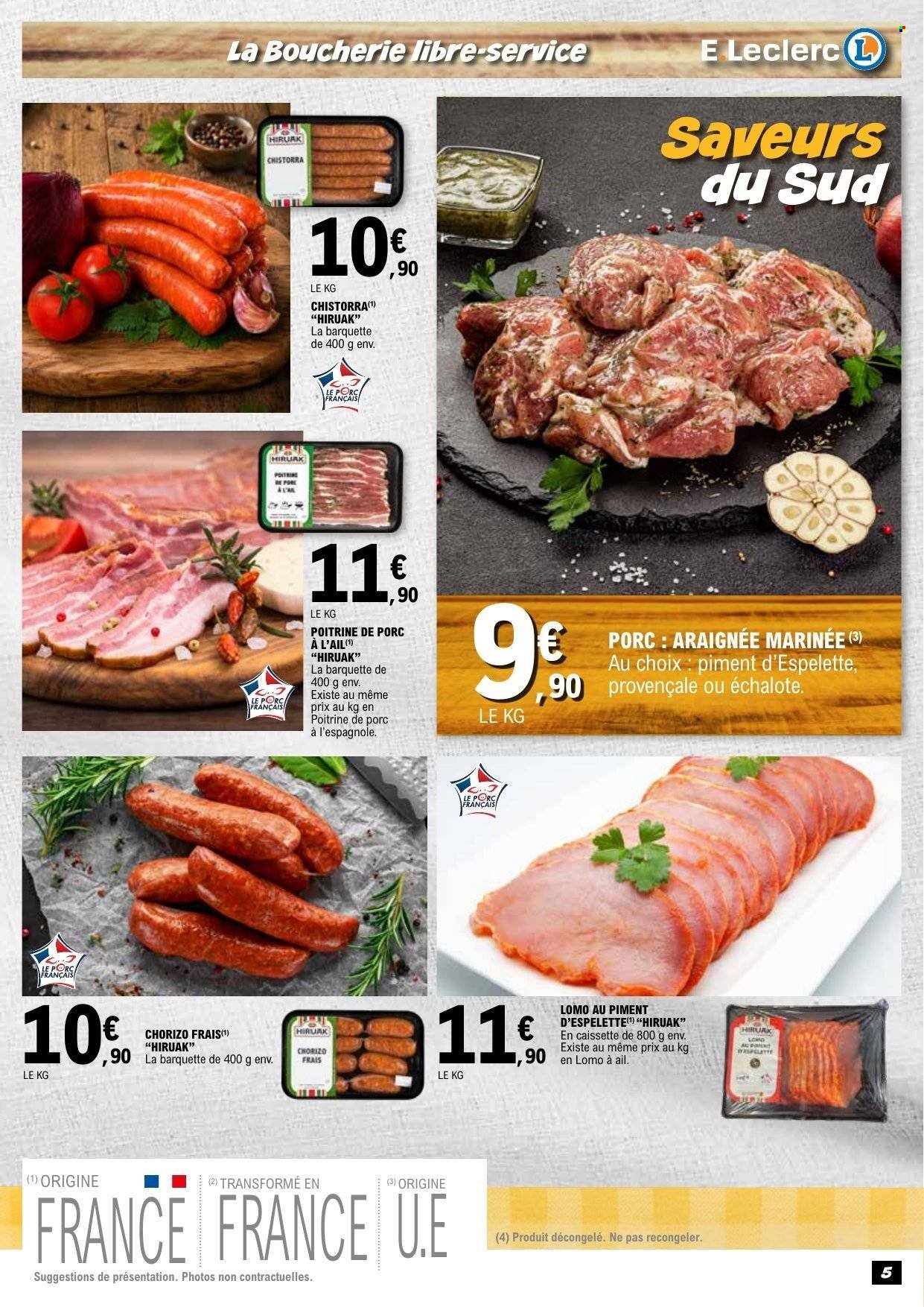 Catalogue E.LECLERC - SAVEURS DU SUD