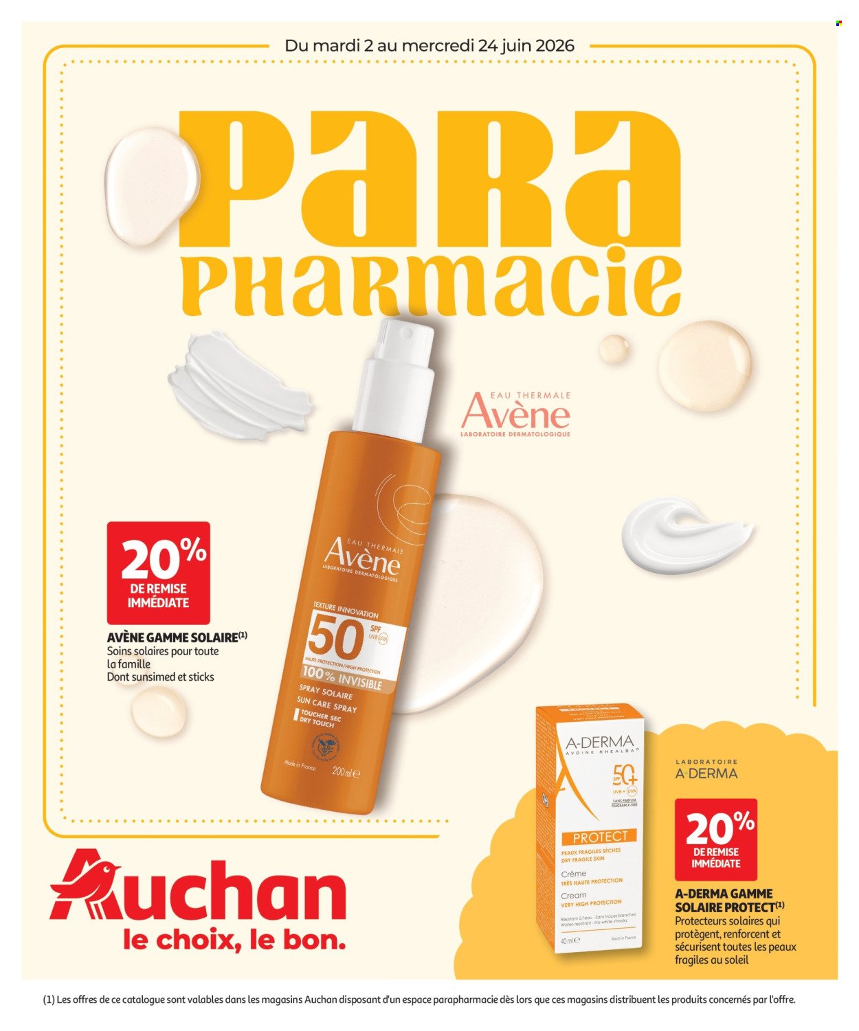 Catalogue AUCHAN - Parapharmacie, beauté