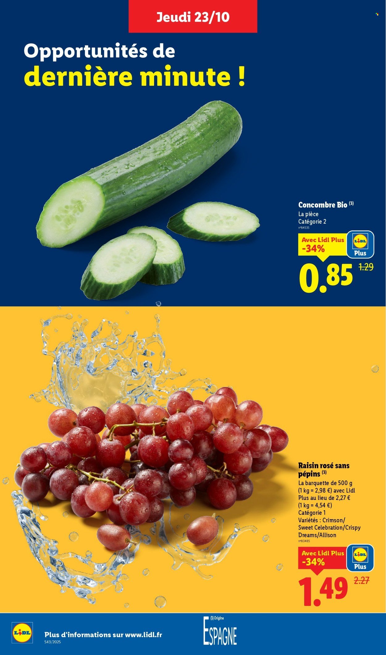 Catalogue LIDL - Les promos de la semaine (2025-10-23 - 2025-10-29)