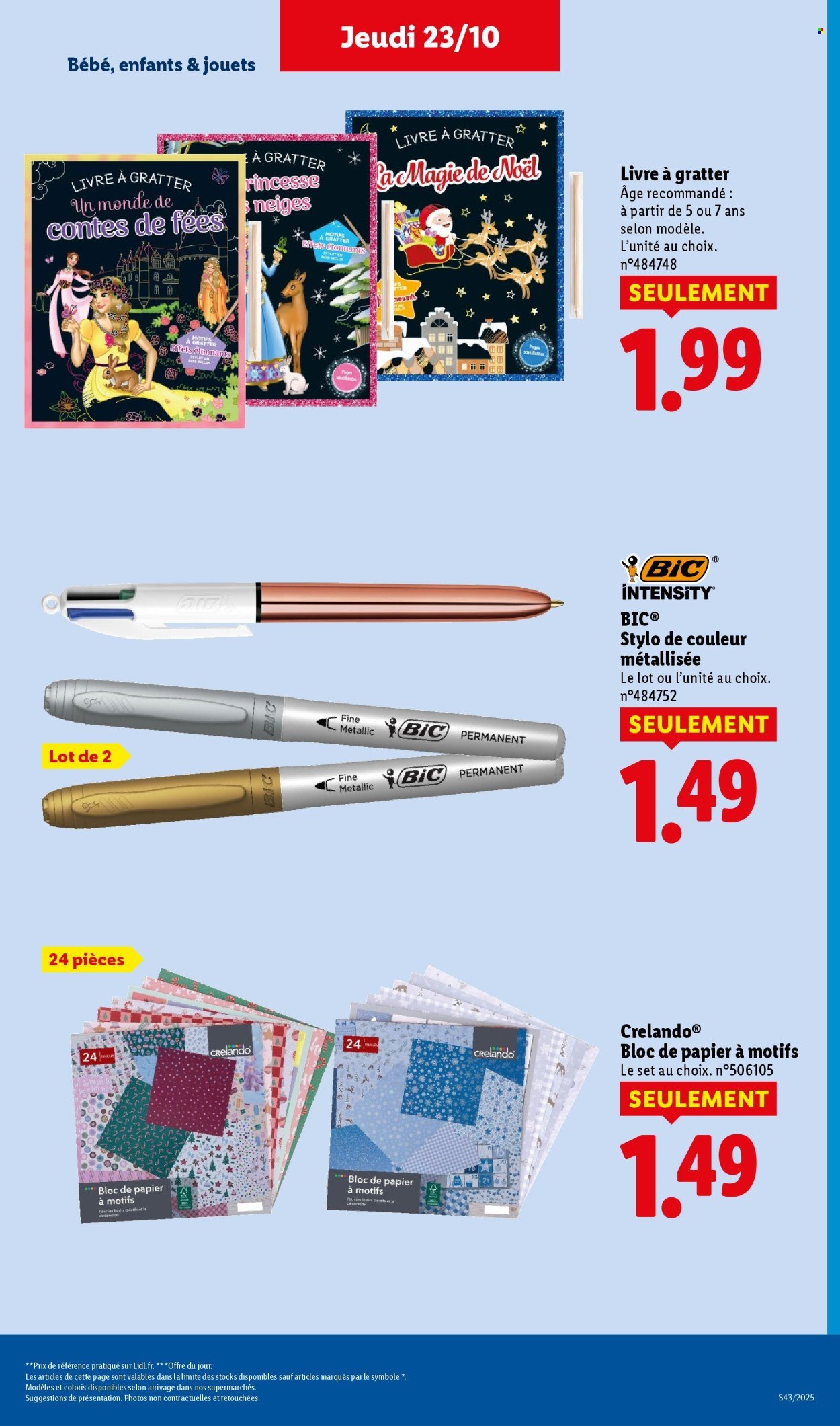 Catalogue LIDL - Les promos de la semaine (2025-10-23 - 2025-10-29)