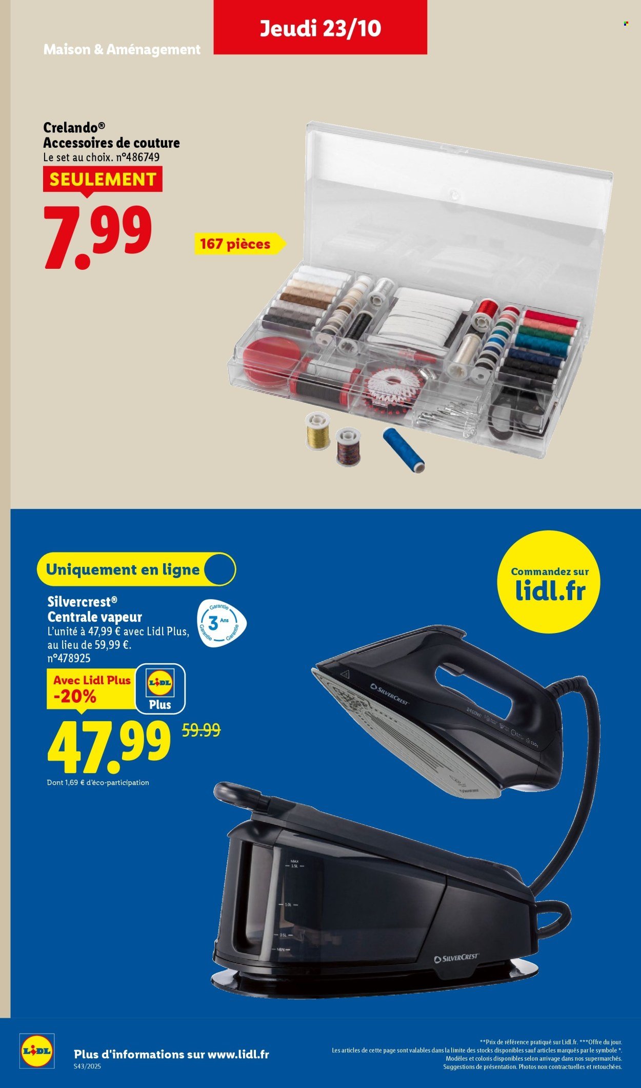 Catalogue LIDL - Les promos de la semaine (2025-10-23 - 2025-10-29)