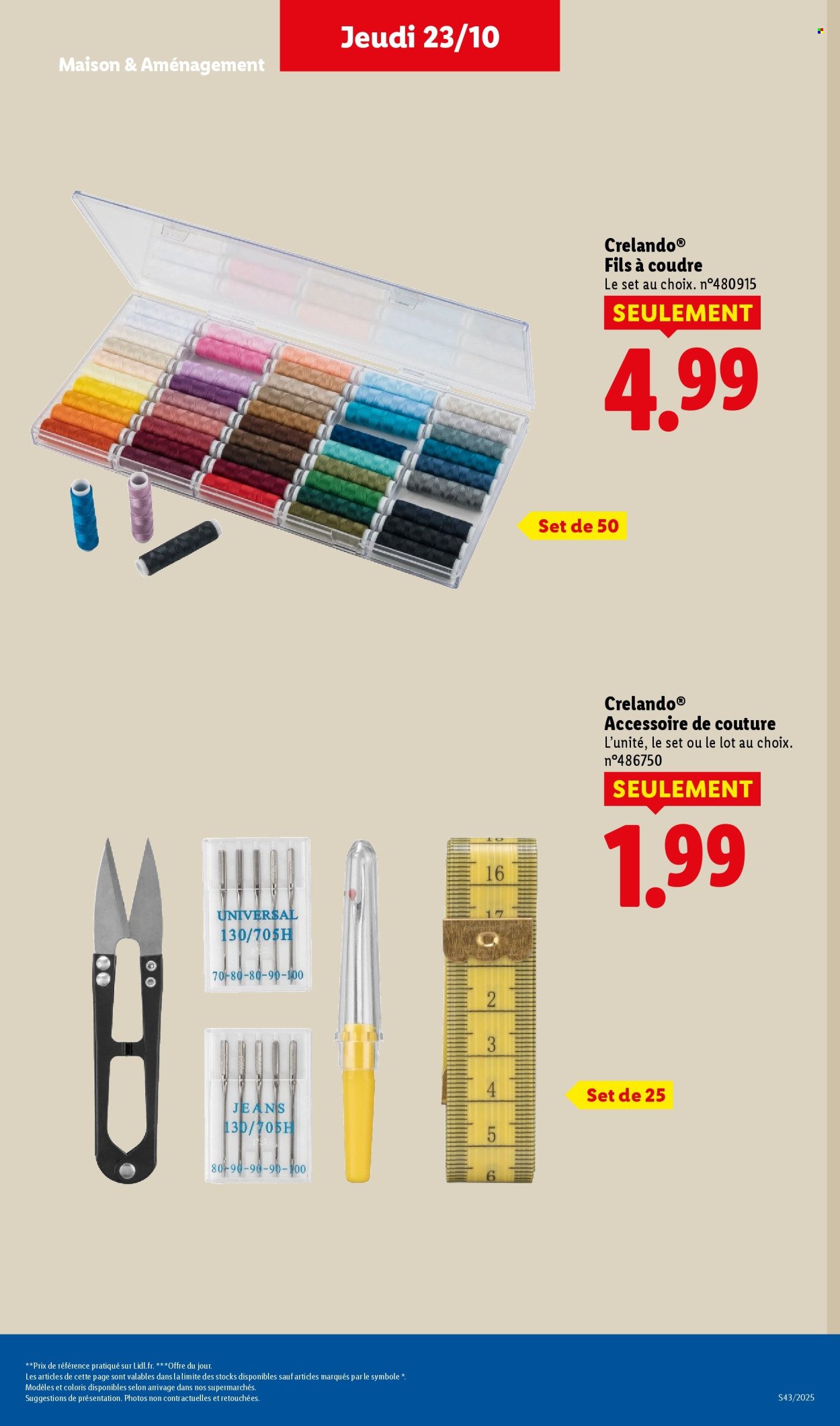 Catalogue LIDL - Les promos de la semaine (2025-10-23 - 2025-10-29)