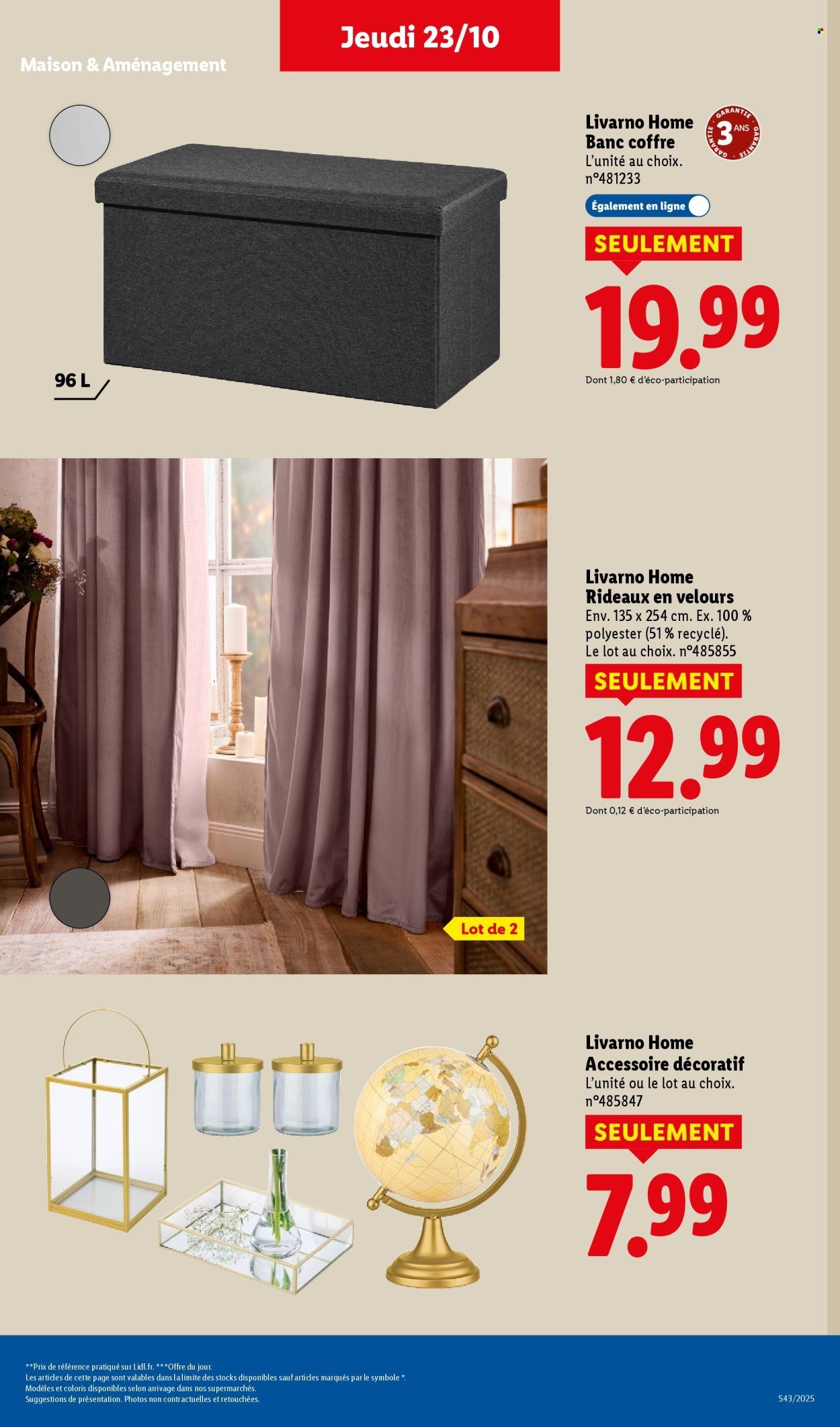Catalogue LIDL - Les promos de la semaine (2025-10-23 - 2025-10-29)
