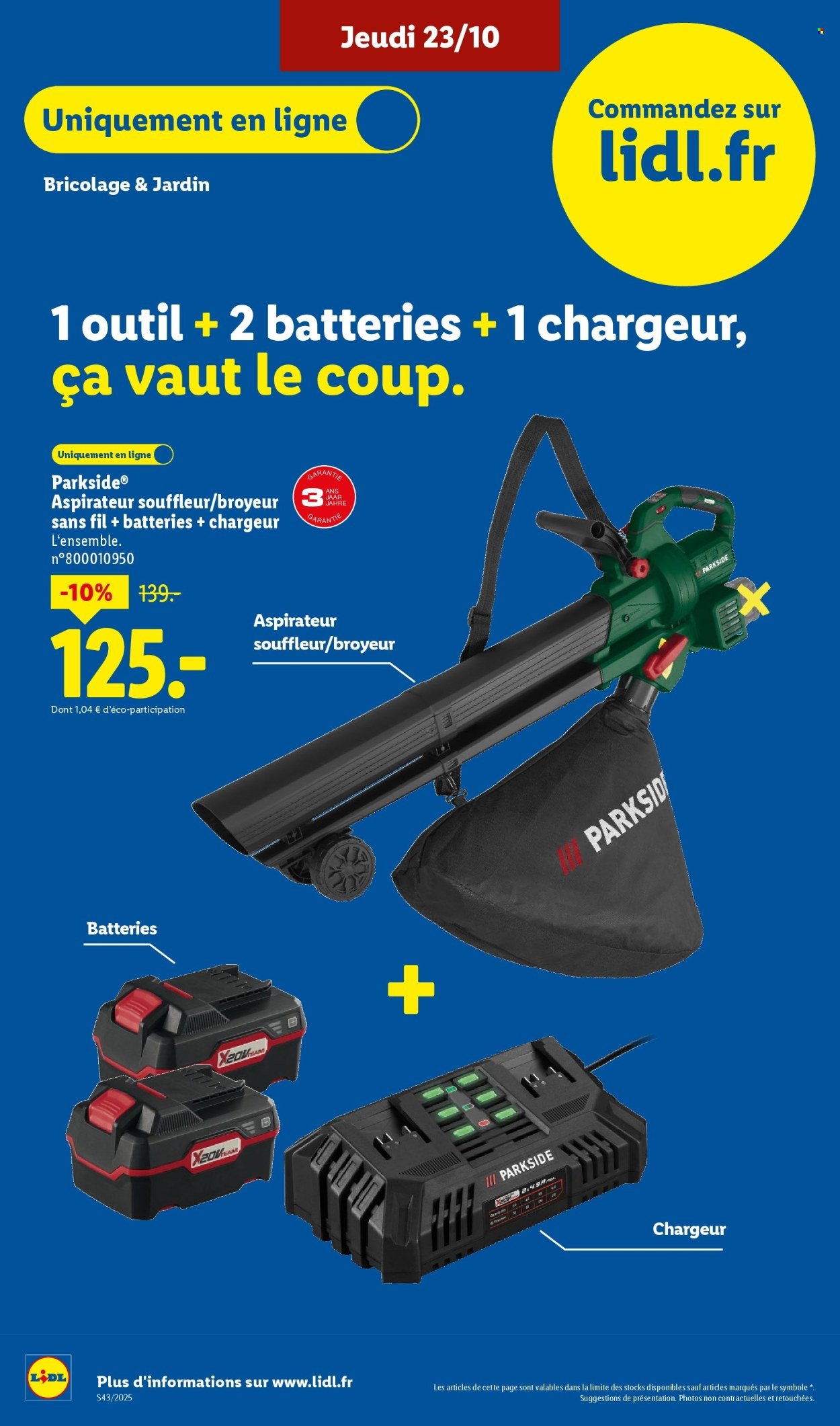 Catalogue LIDL - Les promos de la semaine (2025-10-23 - 2025-10-29)