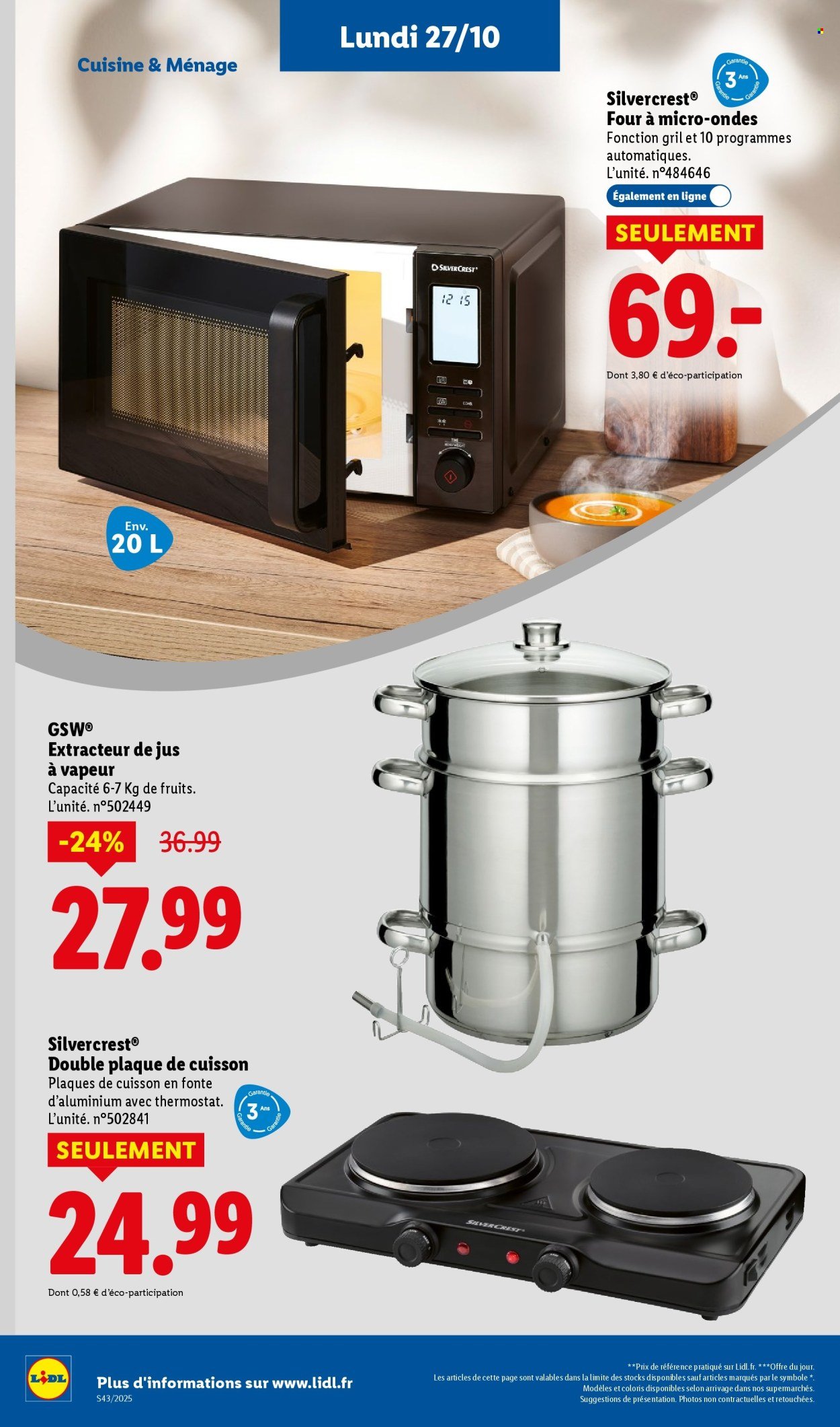 Catalogue LIDL - Les promos de la semaine (2025-10-23 - 2025-10-29)