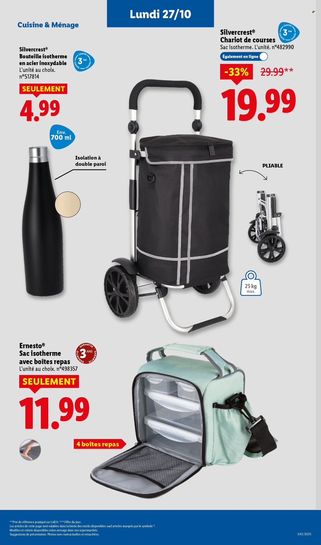 Catalogue LIDL - Les promos de la semaine (2025-10-23 - 2025-10-29)