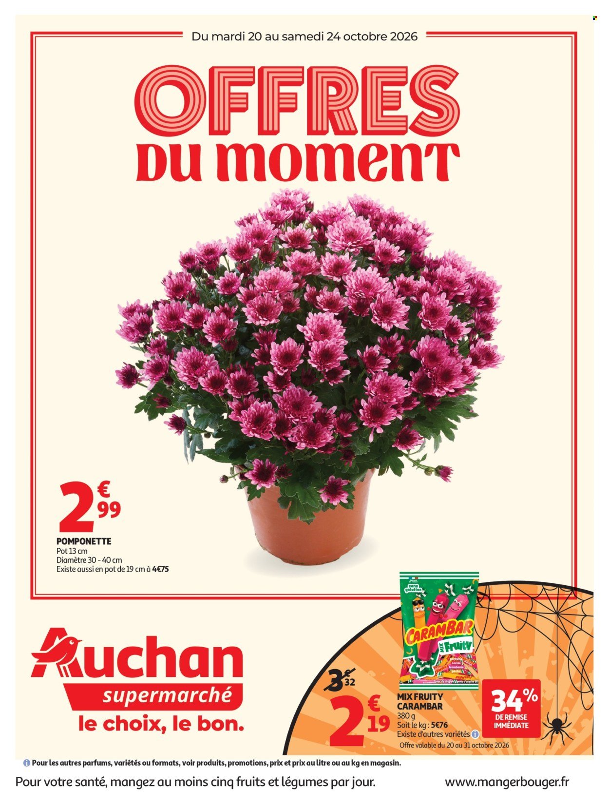 Catalogue AUCHAN - Automne, Halloween supers