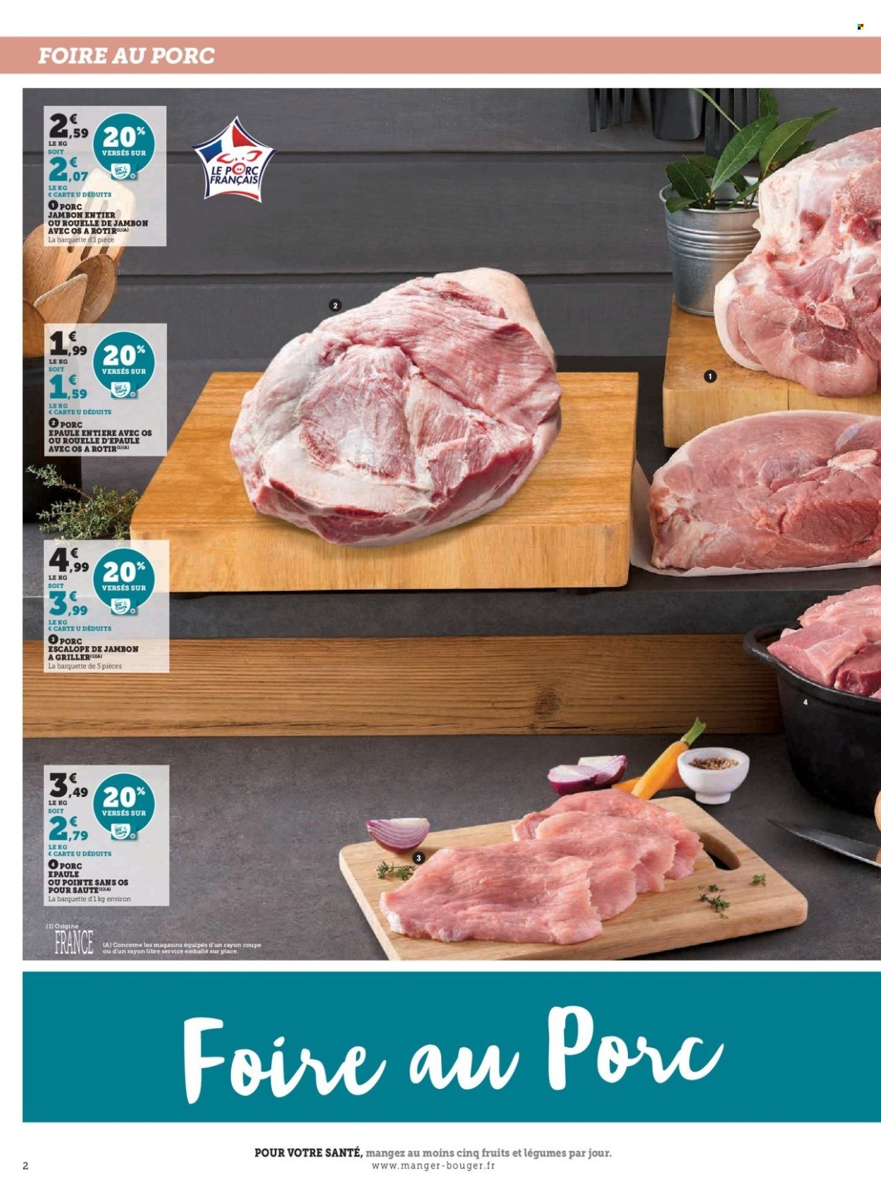 Catalogue SUPER U - Foire au porc à prix bas (2026-01-06 - 2026-01-11)