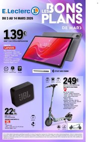 Catalogue E.LECLERC - BONS PLANS MARS 2026
