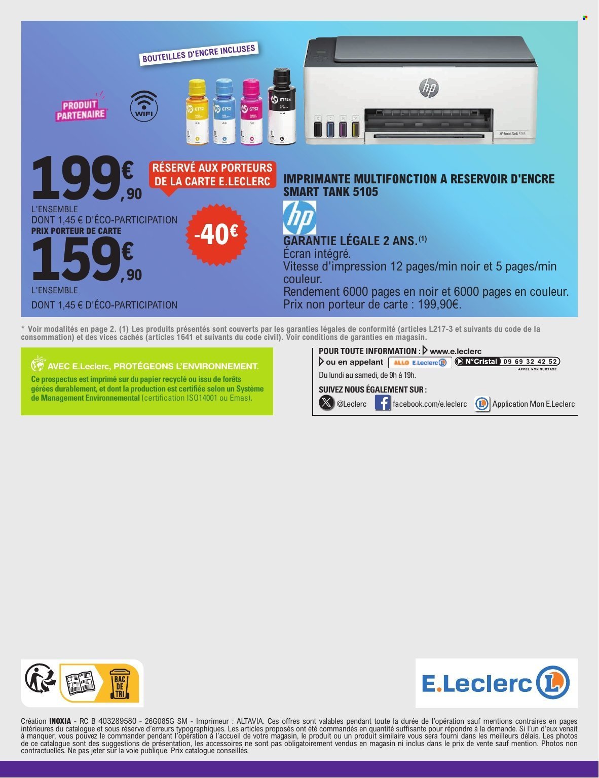 Catalogue E.LECLERC - HIGH-TECH RENTREE DES ETUDIANTS
