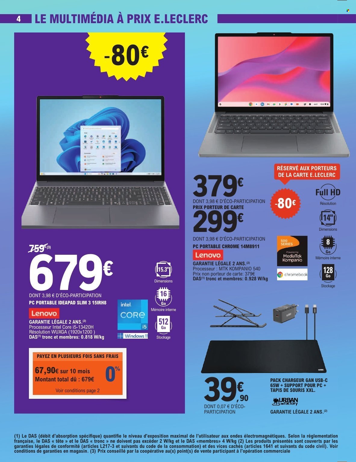 Catalogue E.LECLERC - HIGH-TECH RENTREE DES ETUDIANTS