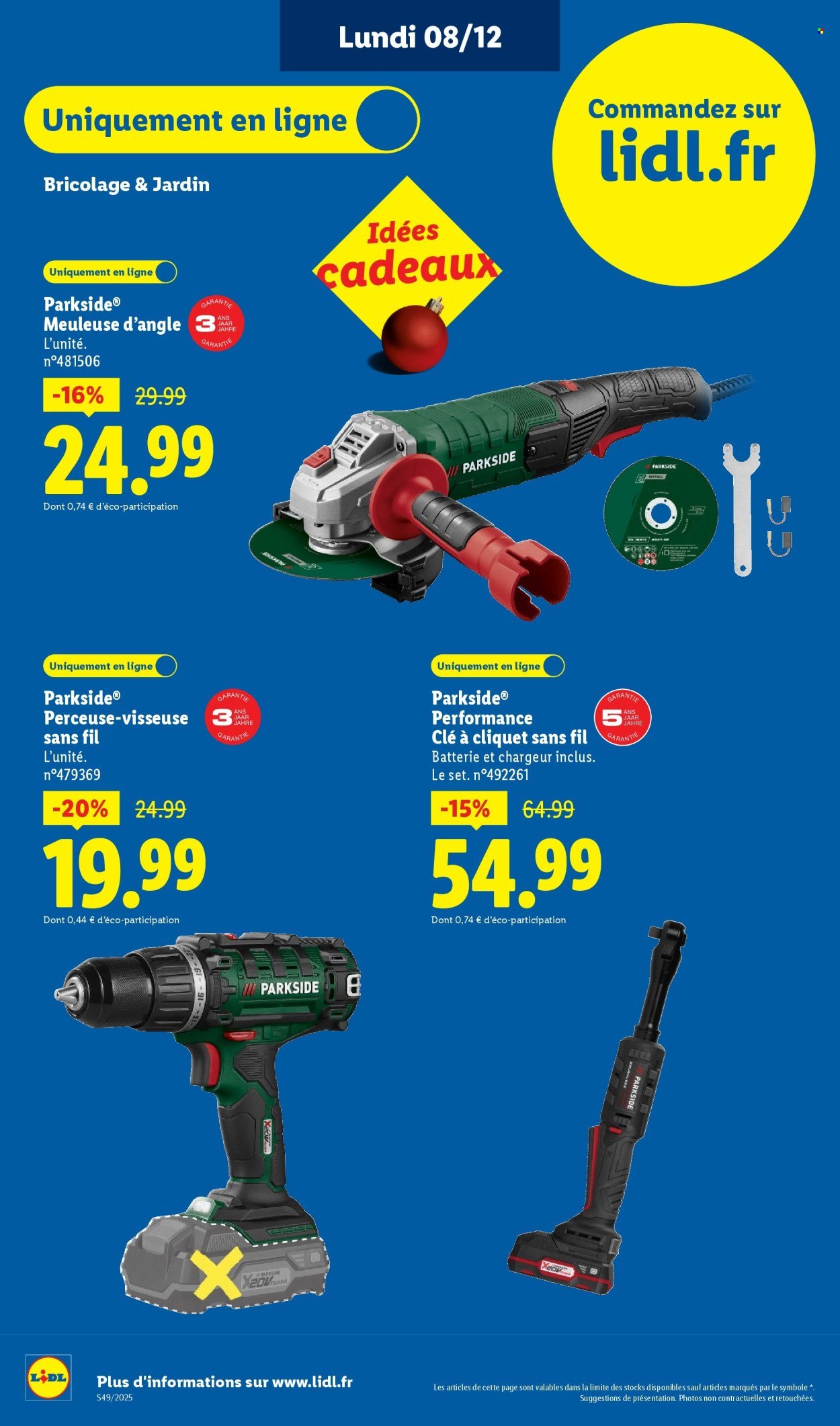 Catalogue LIDL - Les bonnes affaires Exclu Web