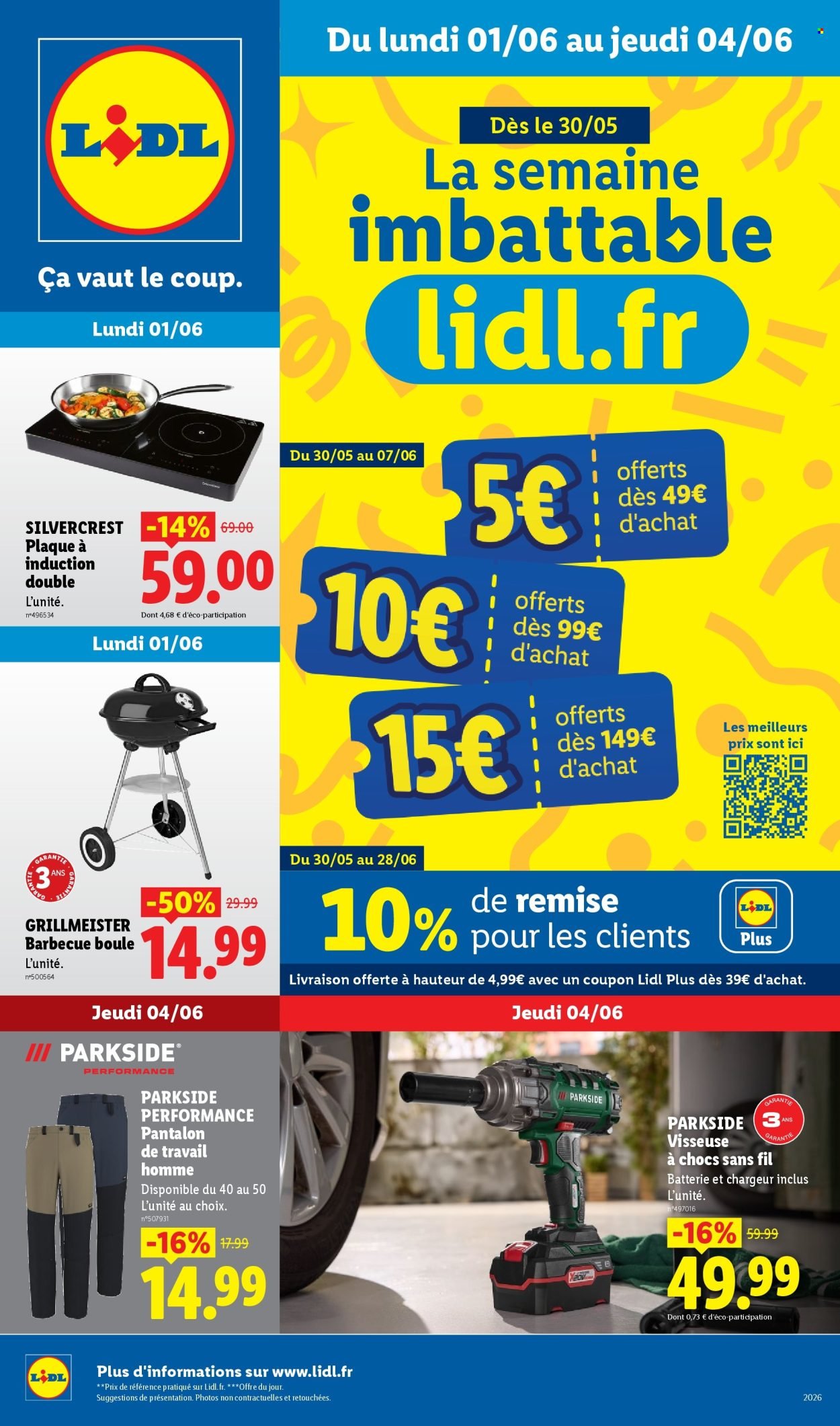 Catalogue LIDL - Les Exclu Web de la semaine