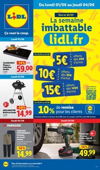 Catalogue LIDL - Les Exclu Web de la semaine