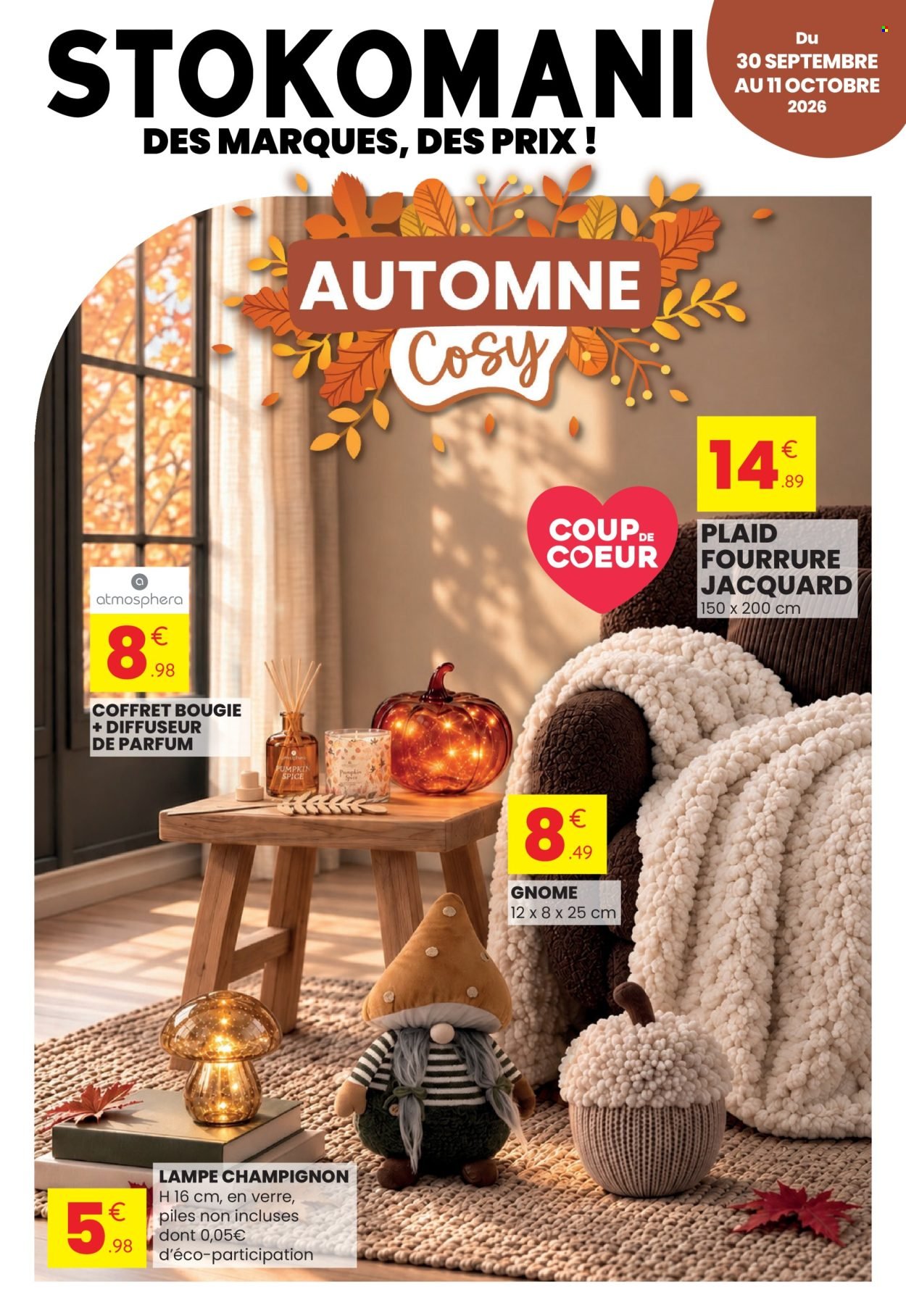 Catalogue STOKOMANI - Du mercredi 30 septembre 2026