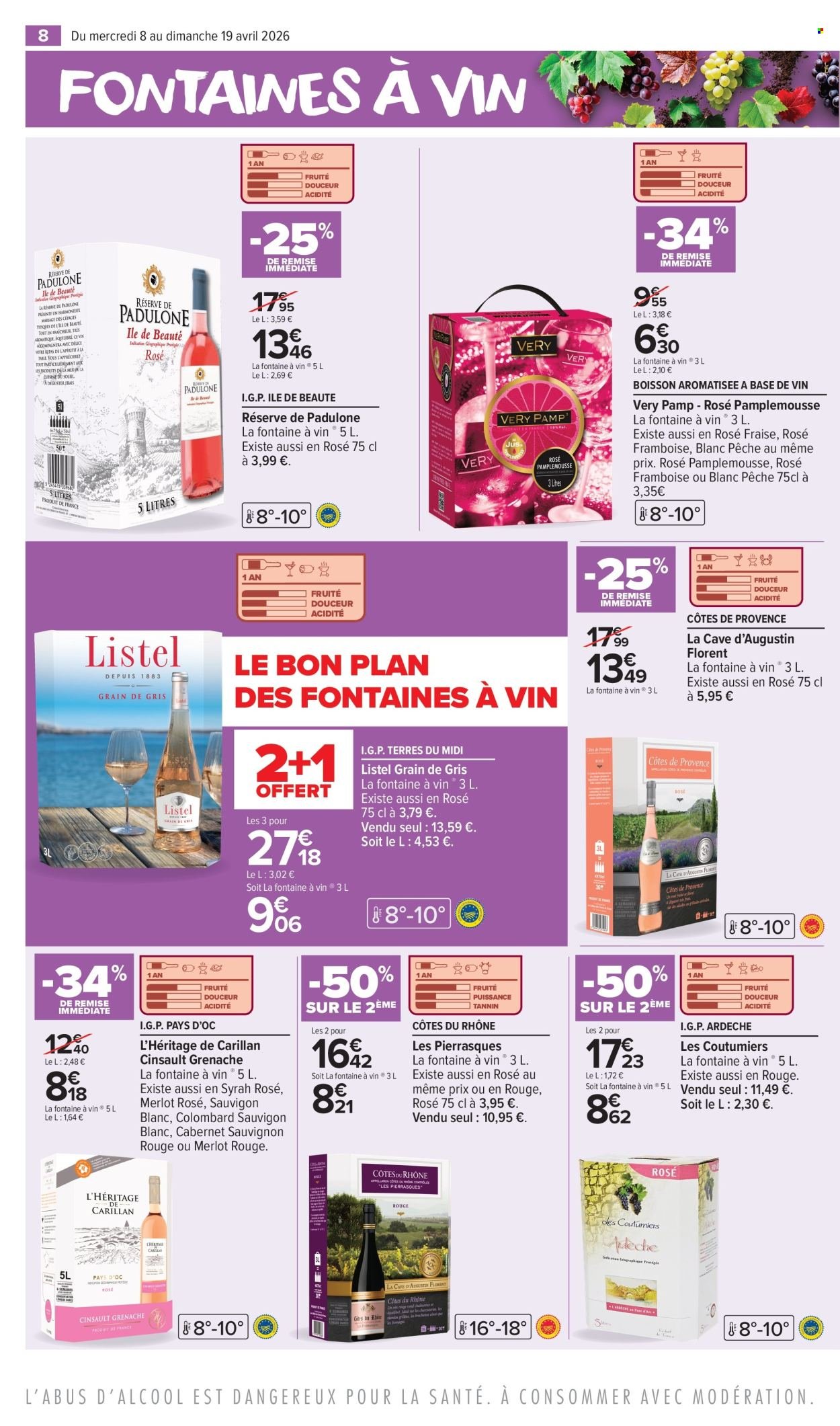 Catalogue CARREFOUR MARKET - FOIRE AUX VINS PRINTEMPS (2026-04-08 - 2026-04-19)