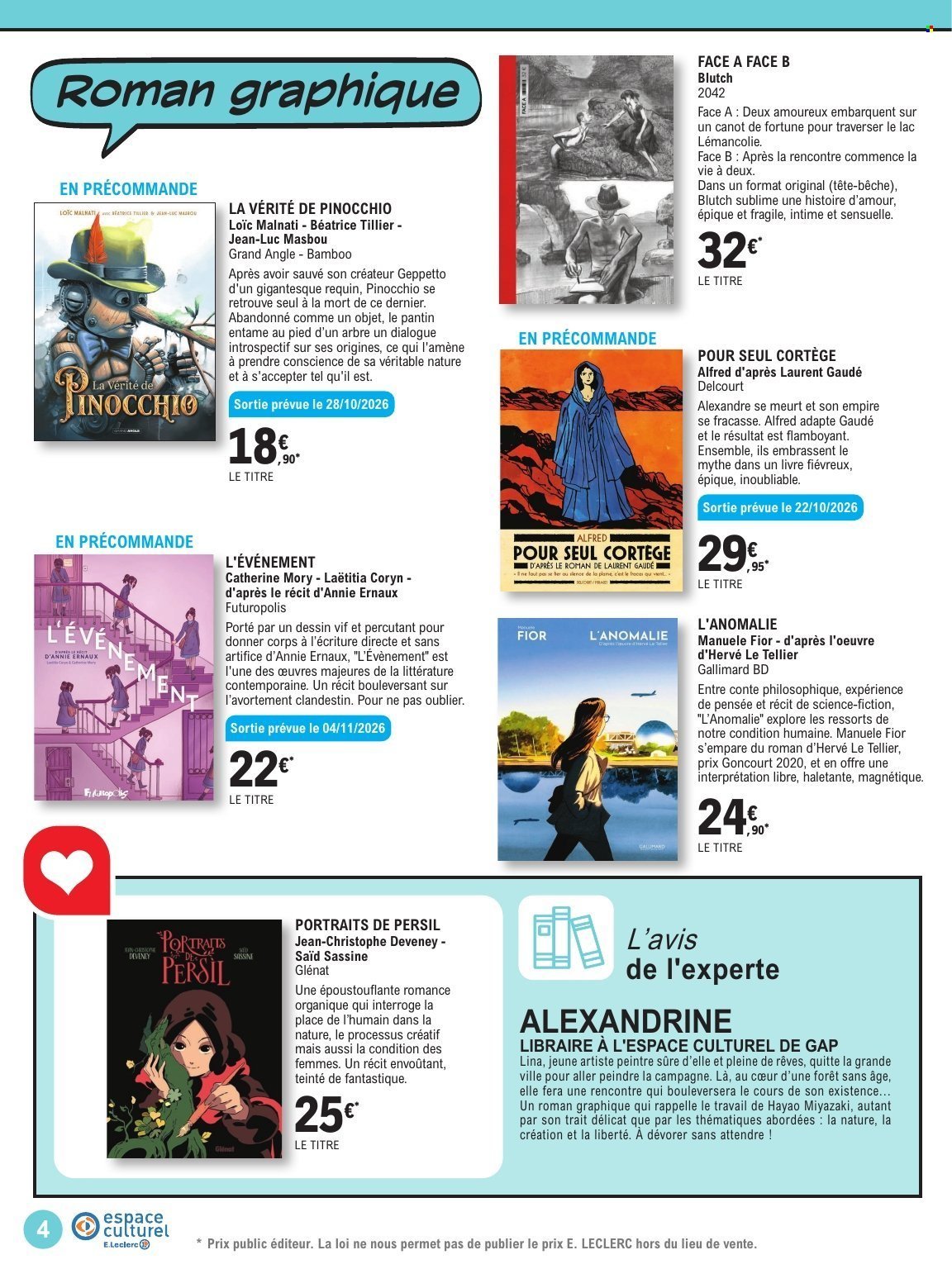 Catalogue E.LECLERC - GUIDE BD