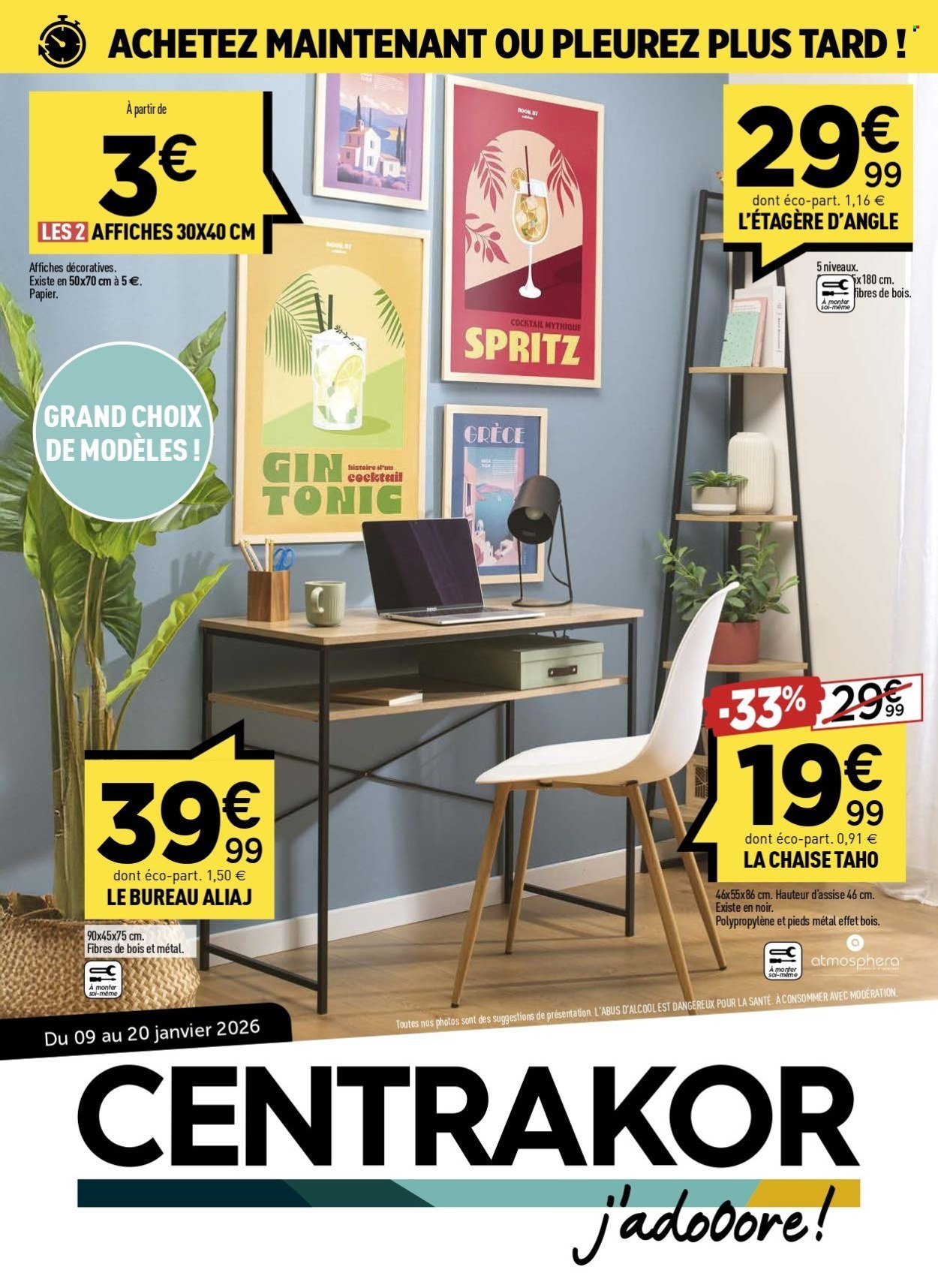 Catalogue CENTRAKOR - Du vendredi 9 janvier 2026