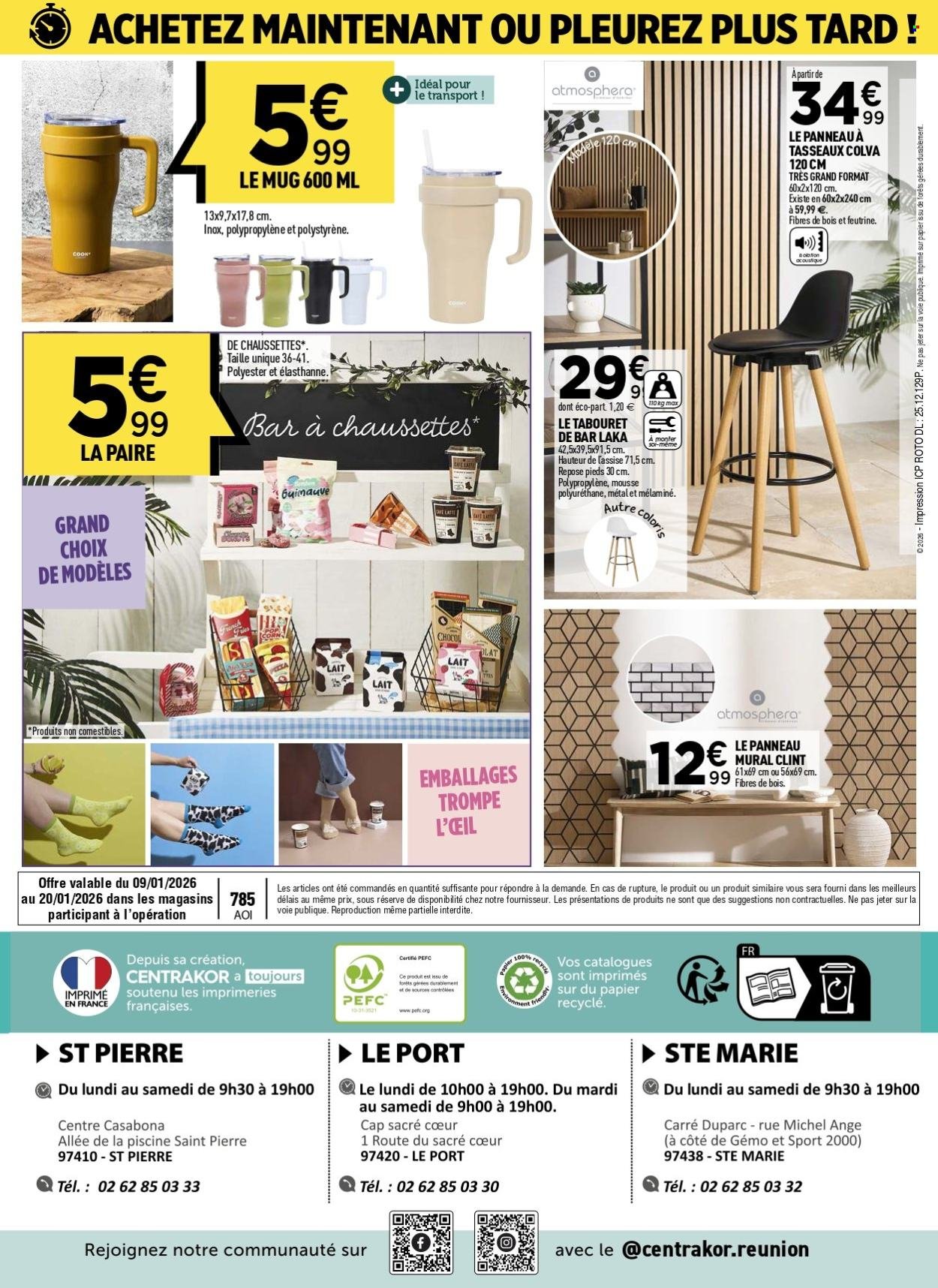 Catalogue CENTRAKOR - Du vendredi 9 janvier 2026