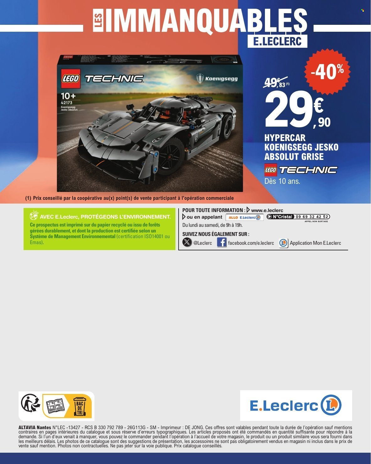 Catalogue E.LECLERC - DEPENSER MOINS