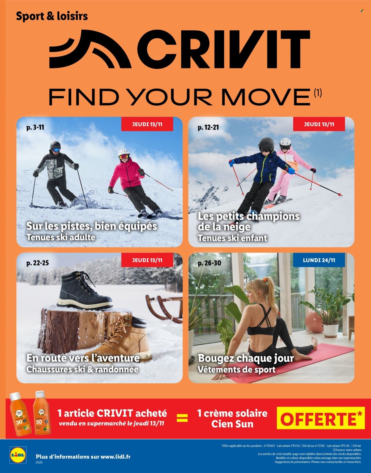 Catalogue LIDL - Catalogue sport et loisirs 2025 - Hiver 2025